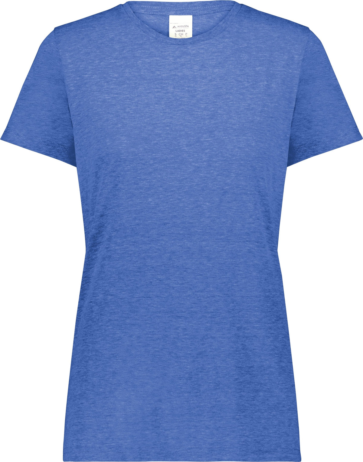 Front View of ROYAL HEATHER LDS ALL-DAY C/B TRI BLND TEE