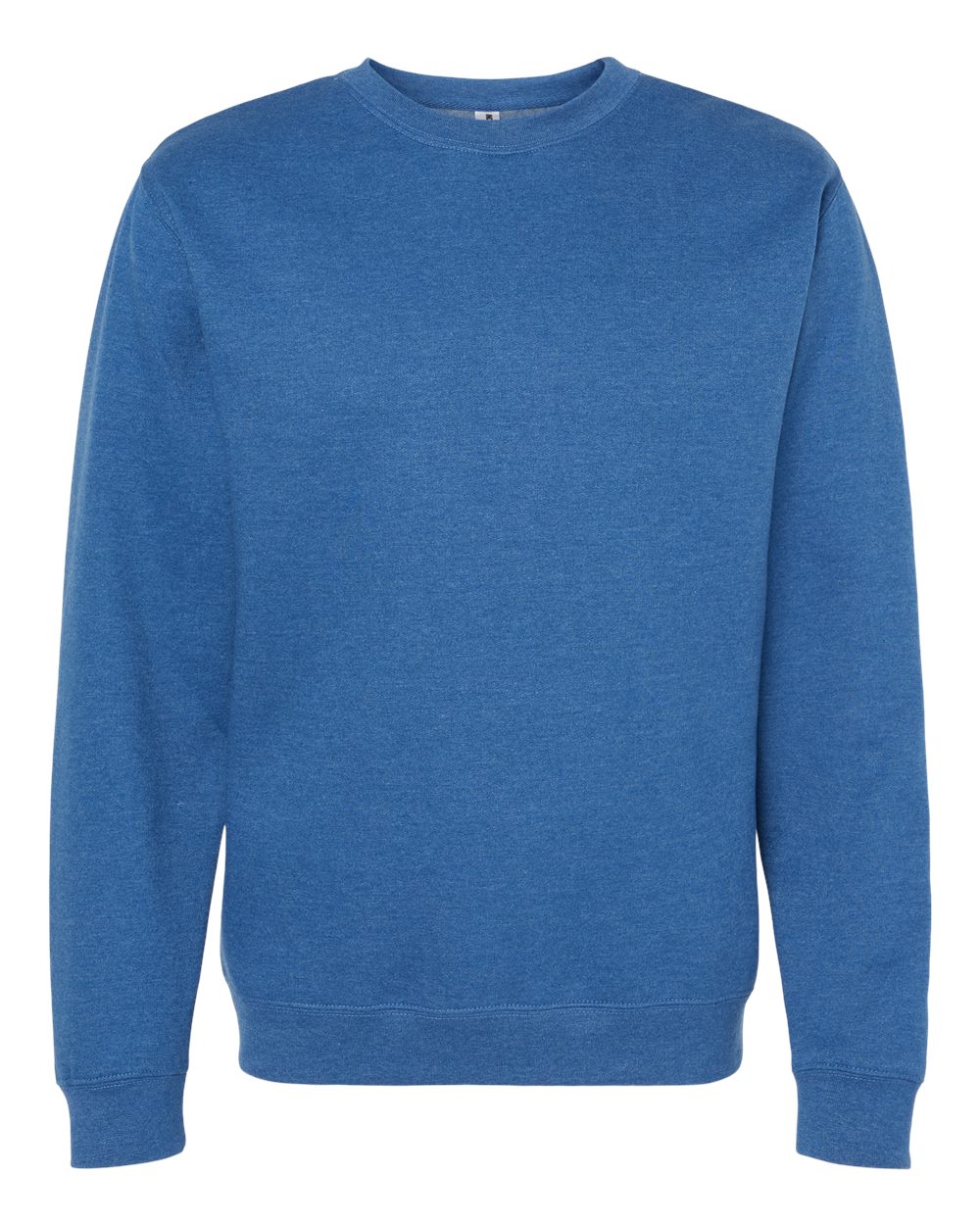 Front View of Royal Heather Midweight Crewneck Sweatshirt - SS3000