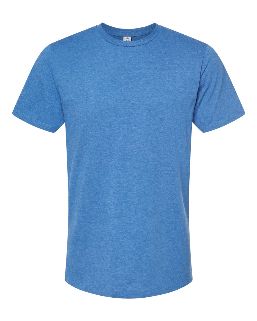 Front View of Royal Heather Premium Cotton Blend T-Shirt - 541