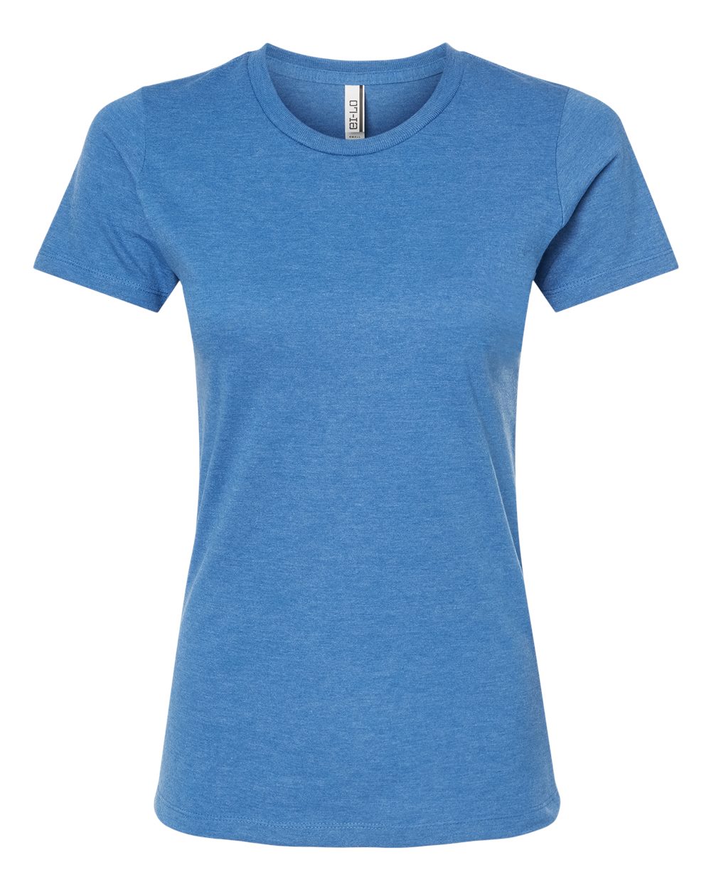Front View of Royal Heather Women's Premium Cotton Blend T-Shirt - 542