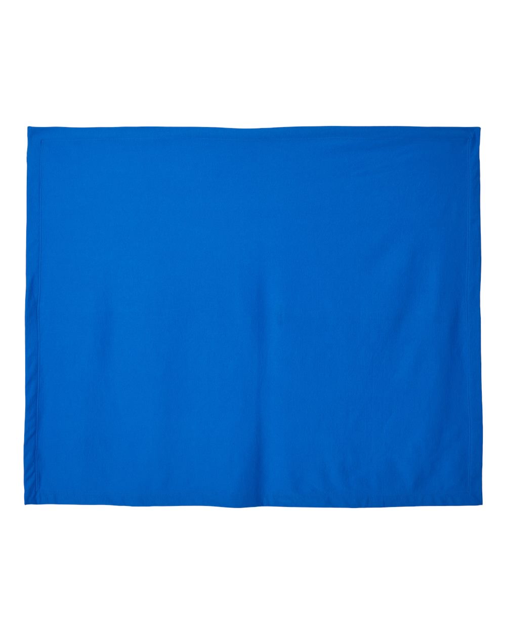 Front View of Royal Heavy Blend Fleece Stadium Blanket - 18900