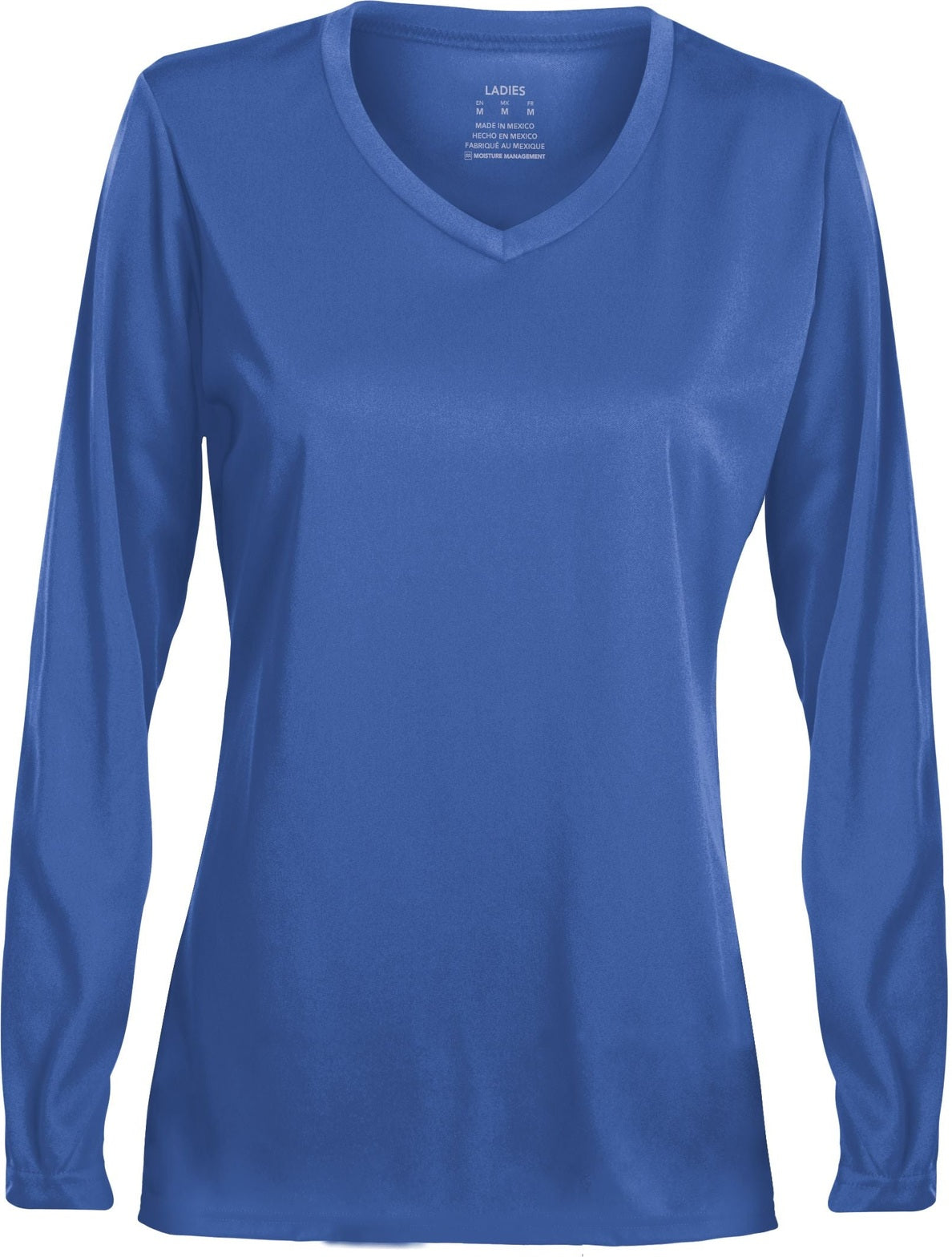 Front View of ROYAL LADIES L/S WICKING T-SHIRT