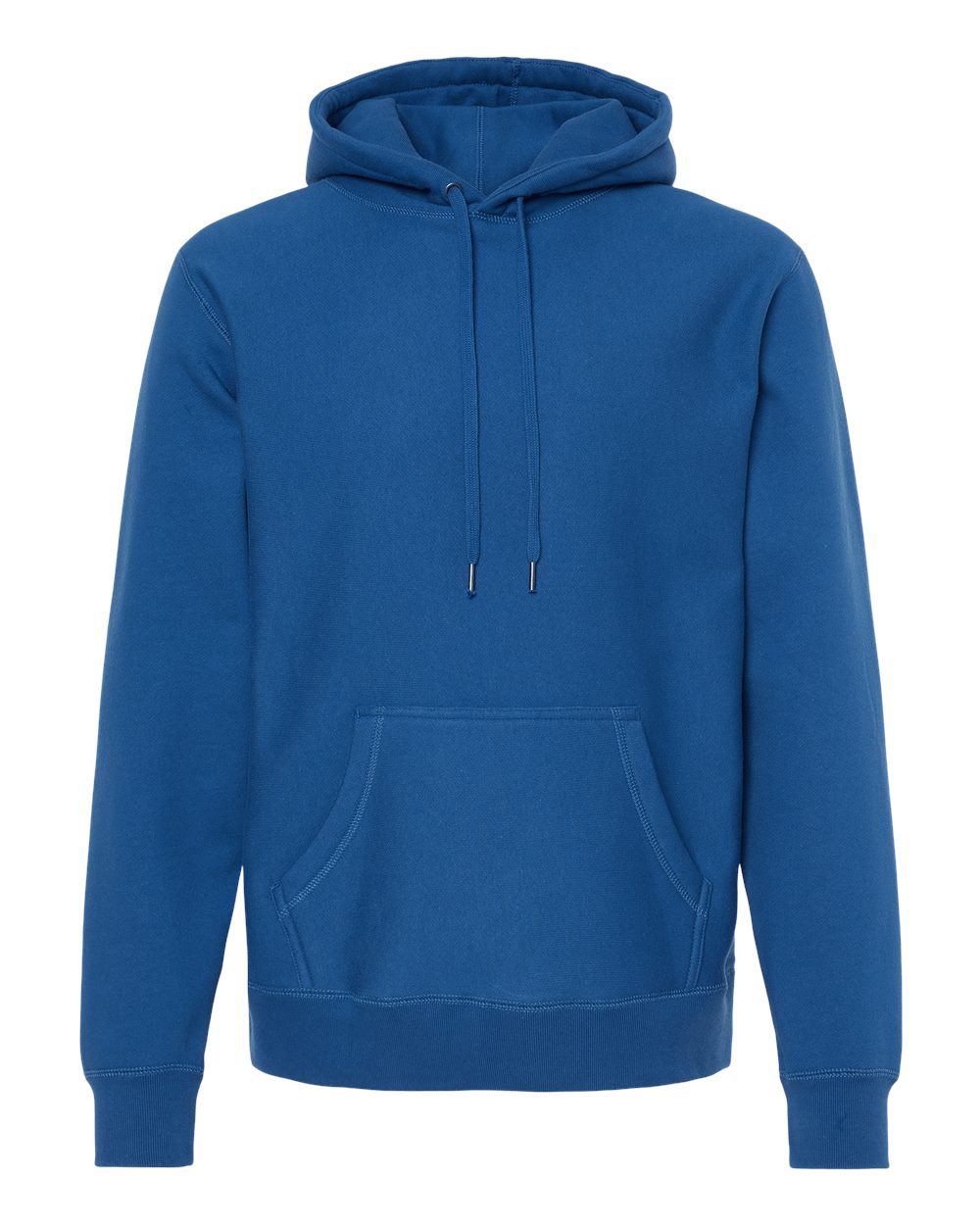 Front View of Royal Legend - Premium Heavyweight Cross-Grain Hooded Sweatshirt - IND5000P