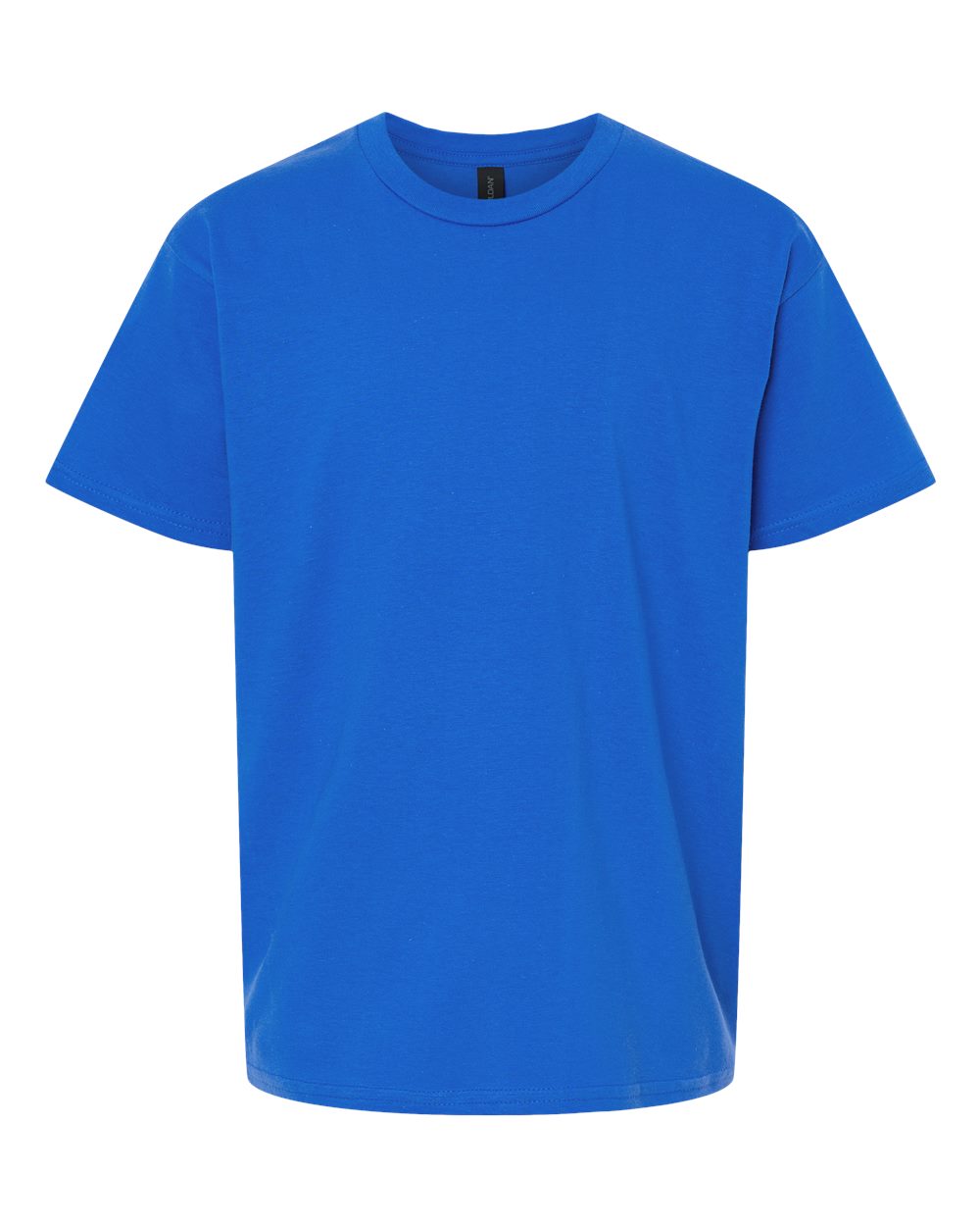 Front View of Royal Light Cotton Youth T-Shirt - 3000B