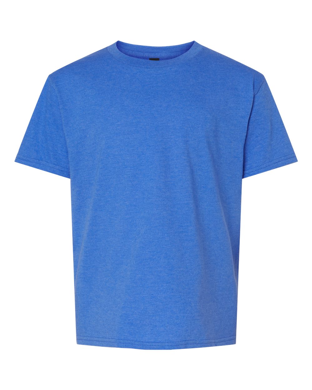 Front View of Royal Mist Softstyle® Youth CVC T-Shirt - 64000BCVC