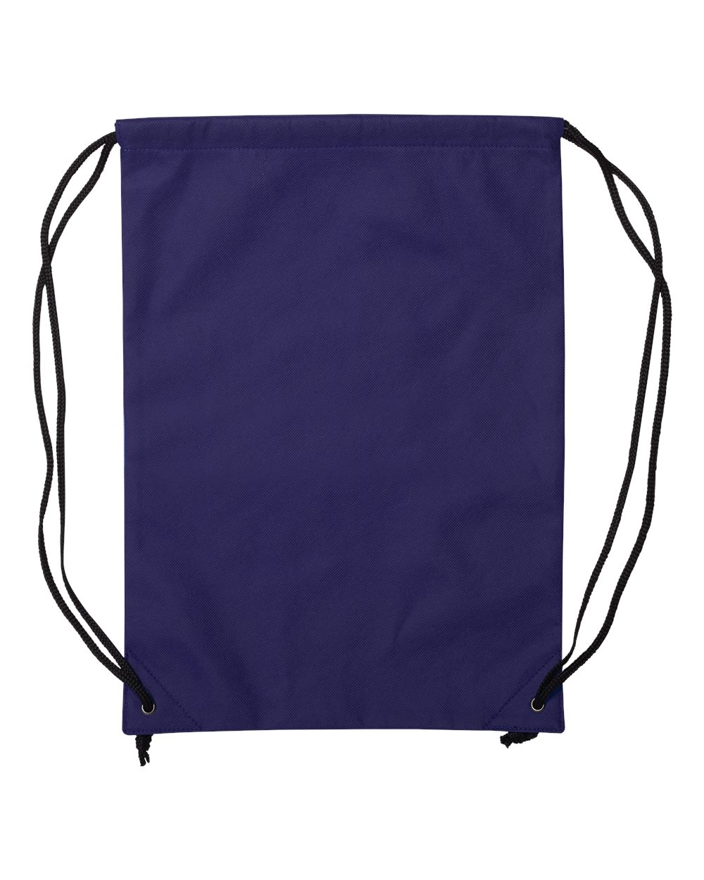 Front View of Royal Non-Woven Drawstring Backpack - A136