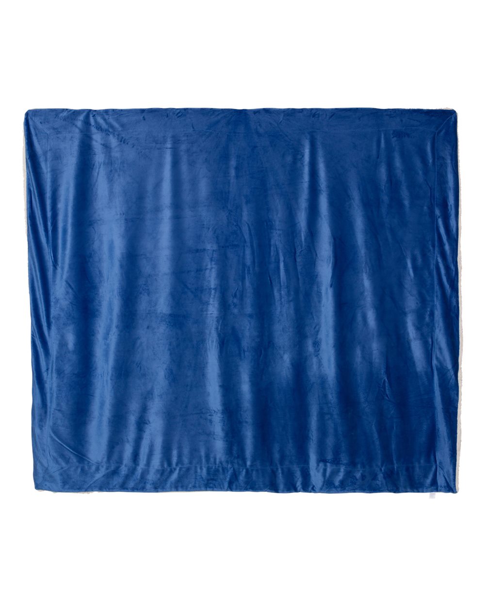 Front View of Royal Oversized Mink Sherpa Blanket - 8726