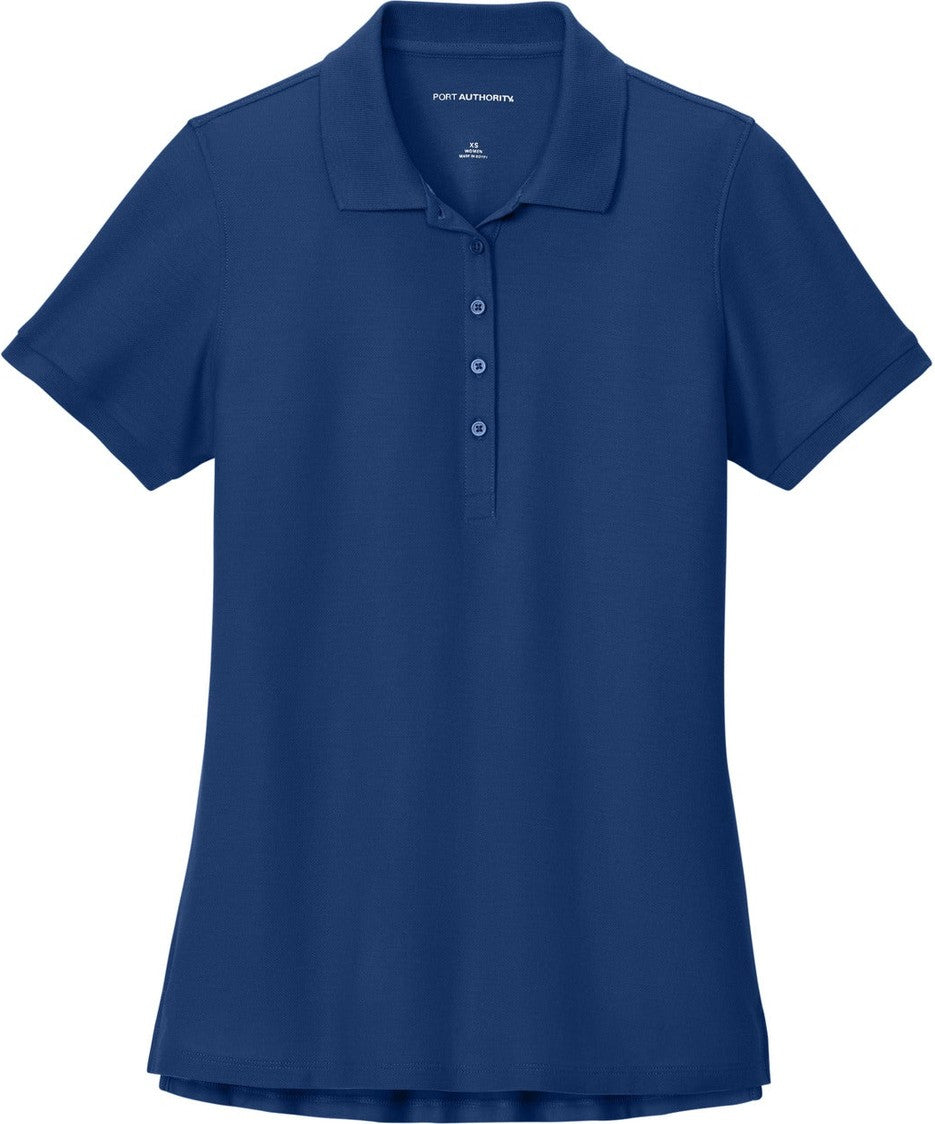 Front View of Royal Port Authority Women's Wearever Signature Pique Polo LK200