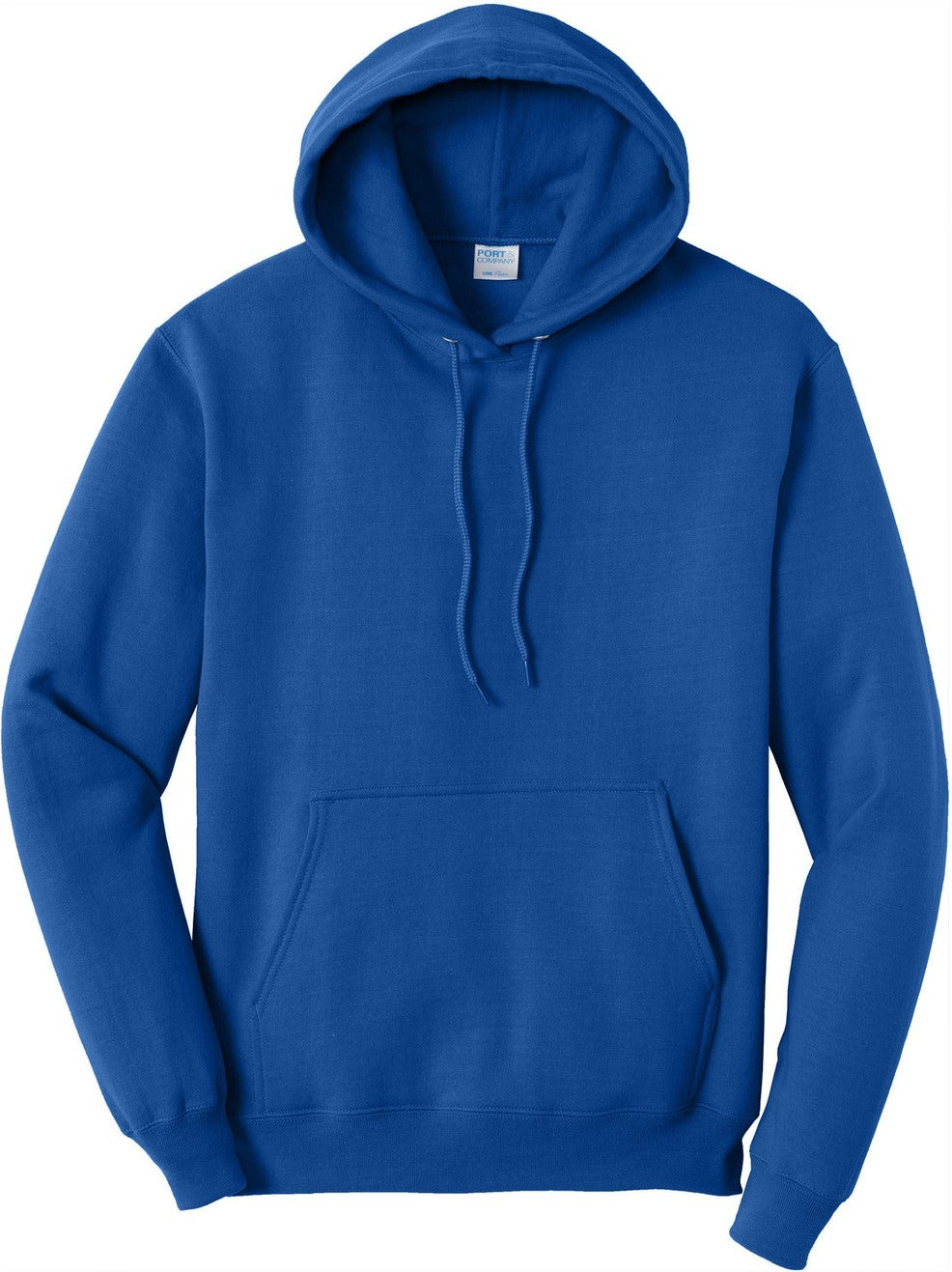Front View of Royal Port & Co Tall Core Fleece Pullover Hooded Sweatshirt PC78HT