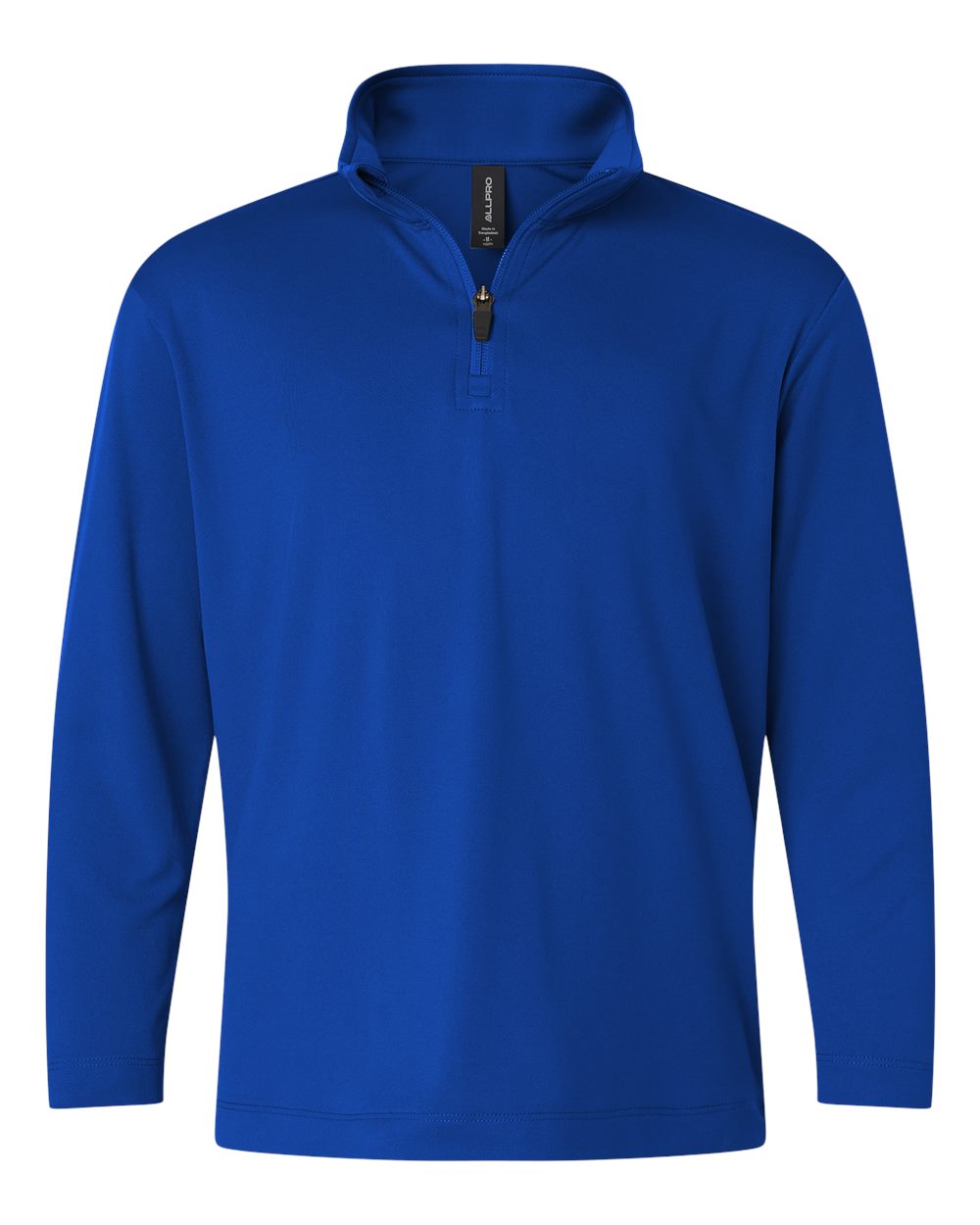 Front View of Royal Pro-Lock Youth Performance Quarter-Zip Pullover - 41870Y