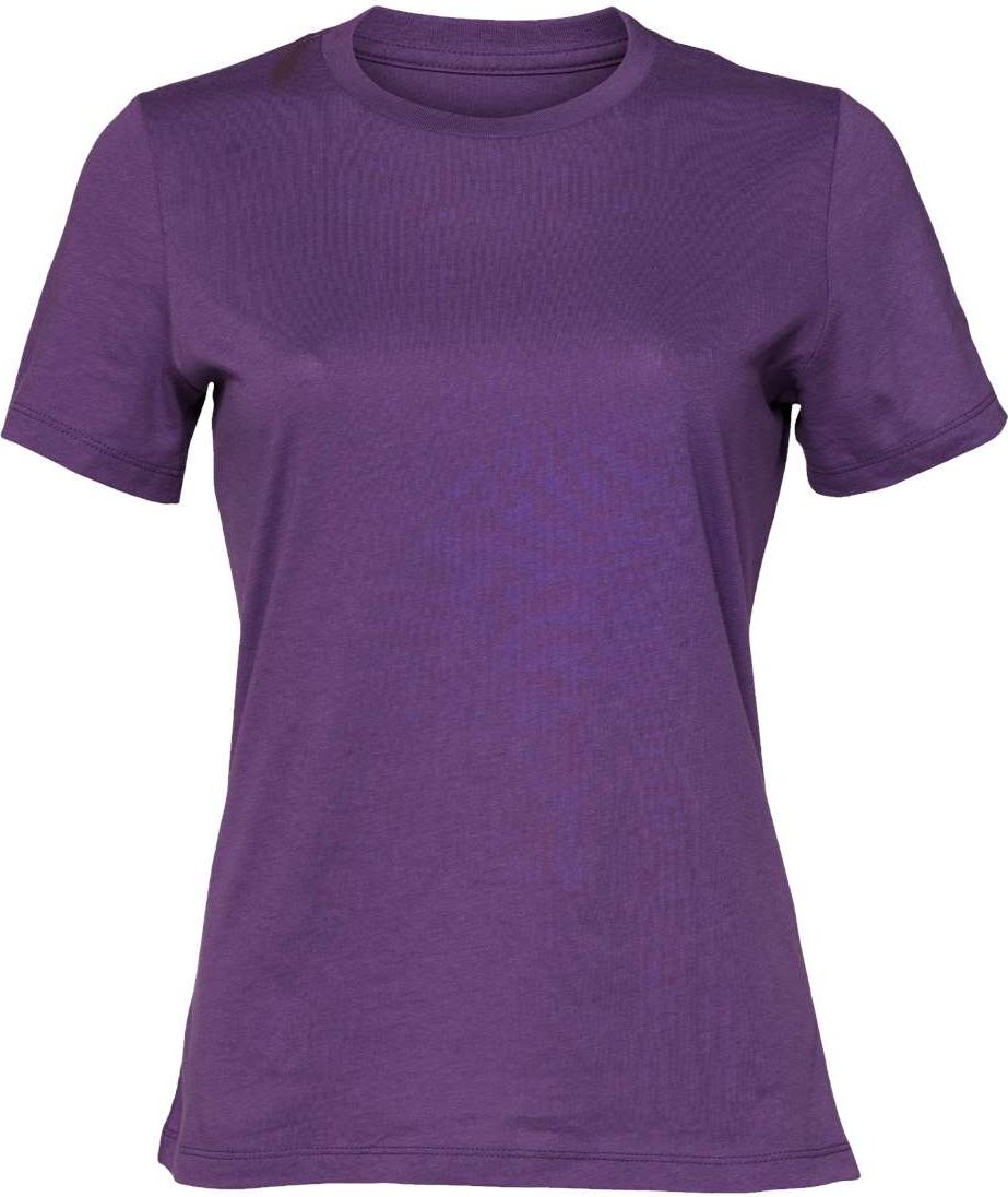 Front View of Royal Purple Women’s Relaxed Jersey Tee - 6400