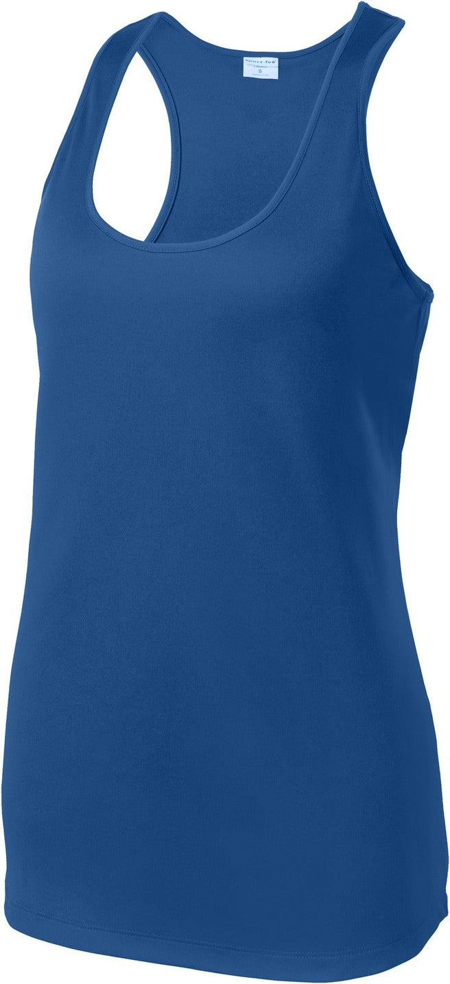 Front View of Royal Sport-Tek Women's PosiCharge Competitor Racerback Tank. LST356