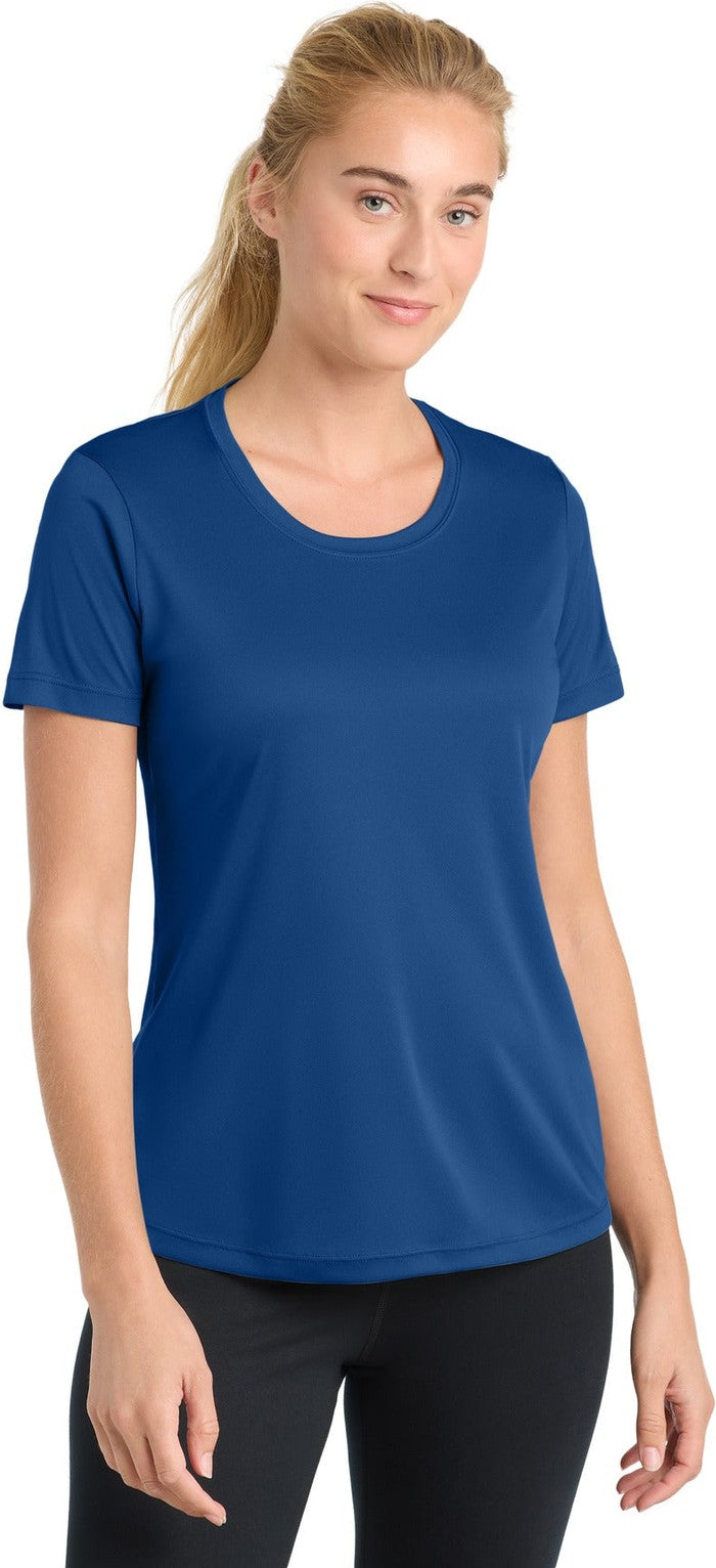 Front View of Royal Sport-Tek Women's PosiCharge Competitor Tee. LST350