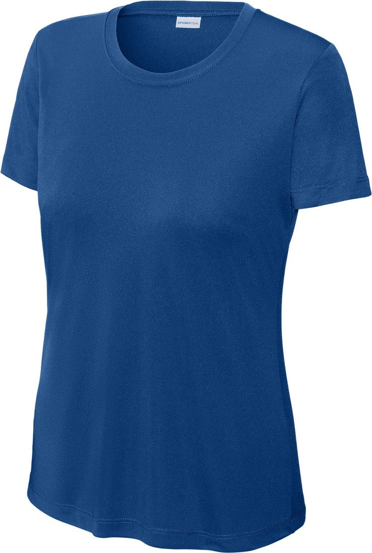 Front View of Royal Sport-Tek Women's PosiCharge Competitor Tee. LST350