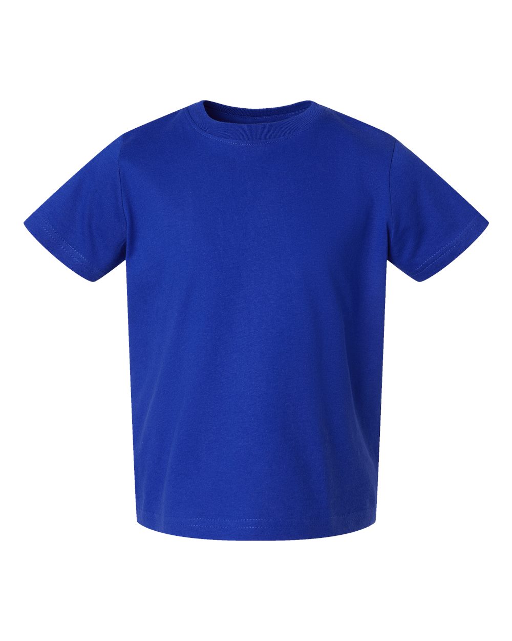 Front View of Royal Toddler Fine Jersey Tee - 3321