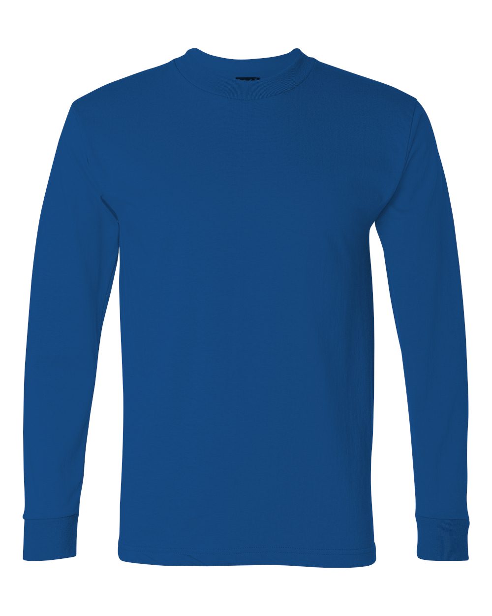 Front View of Royal Union-Made Long Sleeve T-Shirt - 2955