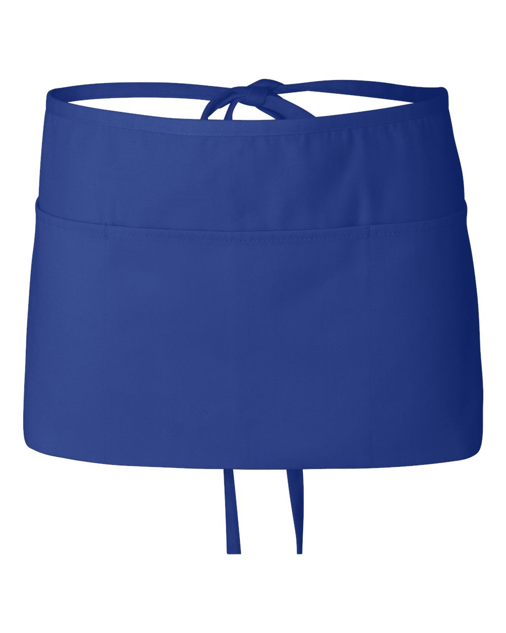Front View of Royal Waist Apron with Pockets - Q2115
