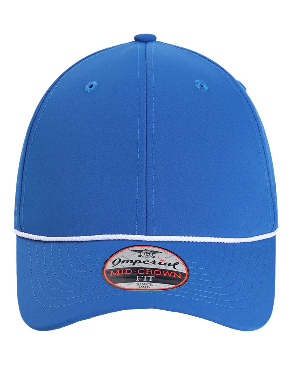 Front View of Royal/ White The Wingman Cap - 7054