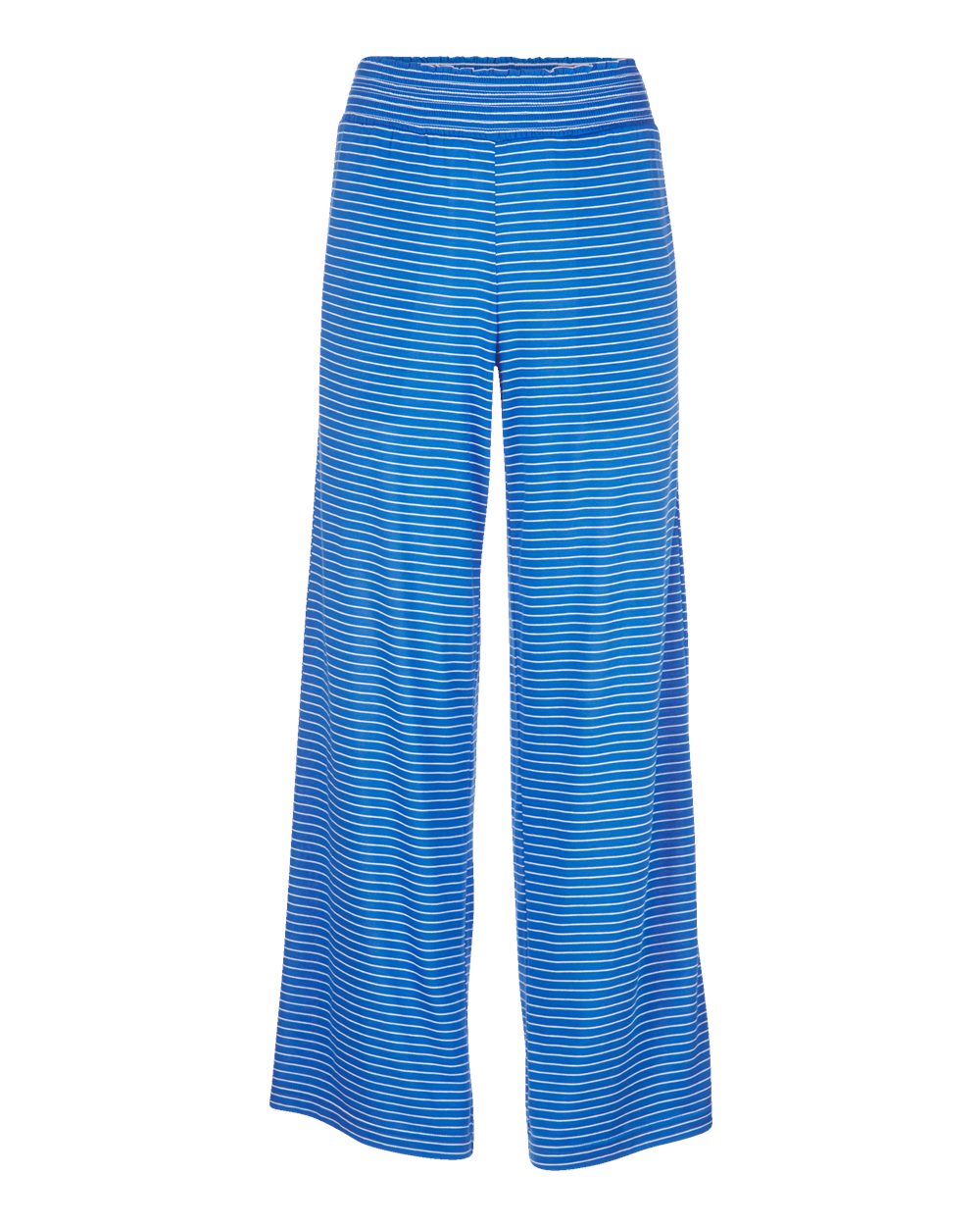 Front View of Royal/ White Women's Evelyn Pants - BW6615