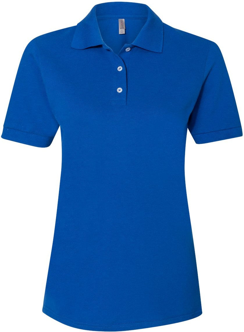 Front View of Royal Women&#39;s 100% Ring-Spun Cotton Piqué Polo - 443W