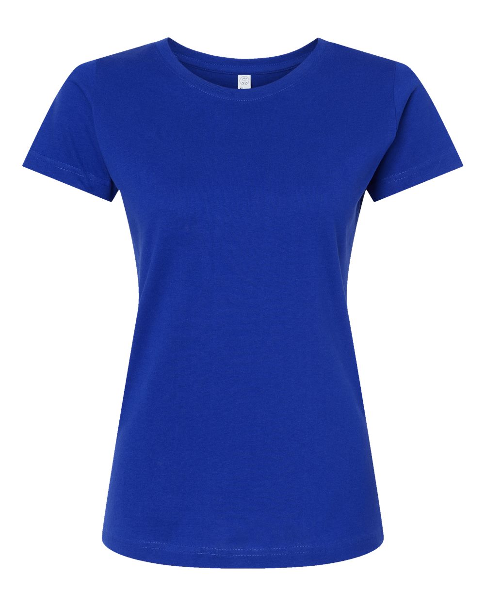 Front View of Royal Women's Fine Jersey Tee - 3516