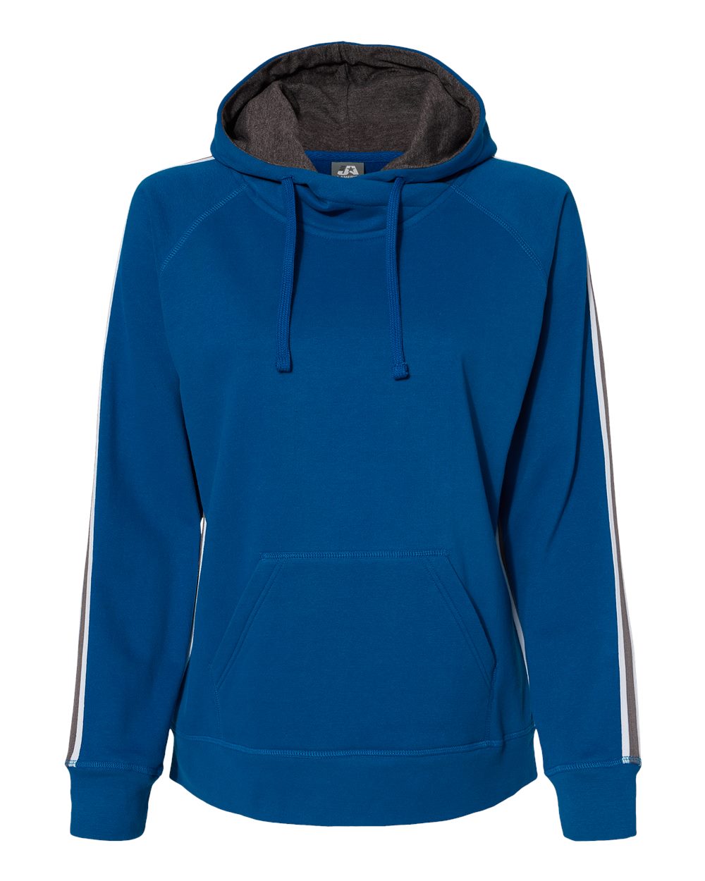 Front View of Royal Women&#39;s Rival Fleece Hooded Sweatshirt - 8642