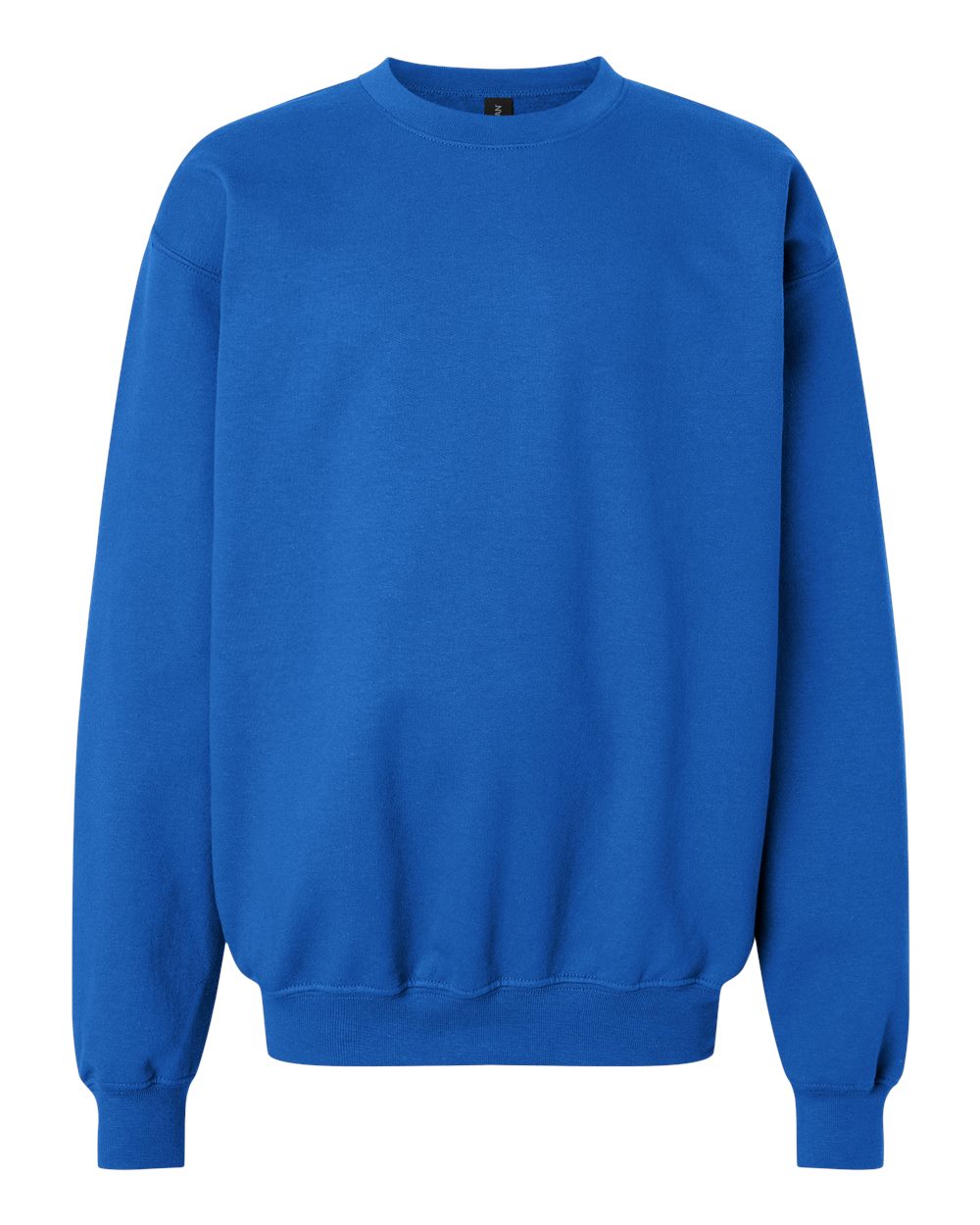 Front View of Royal Youth Softstyle® Midweight Crewneck Sweatshirt - SF000B plain
