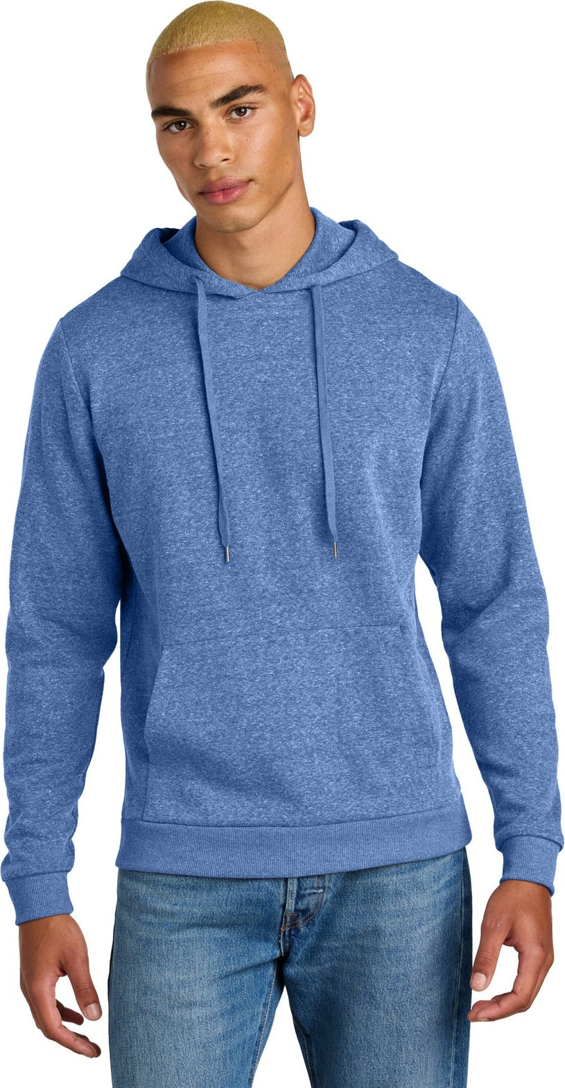 Front View of RoyalFrost District Perfect Tri Fleece Pullover Hoodie DT1300