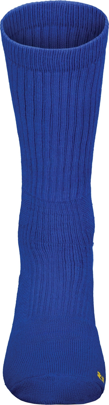 ROYAL/GOLD COLOR BLOCK CREW SOCK