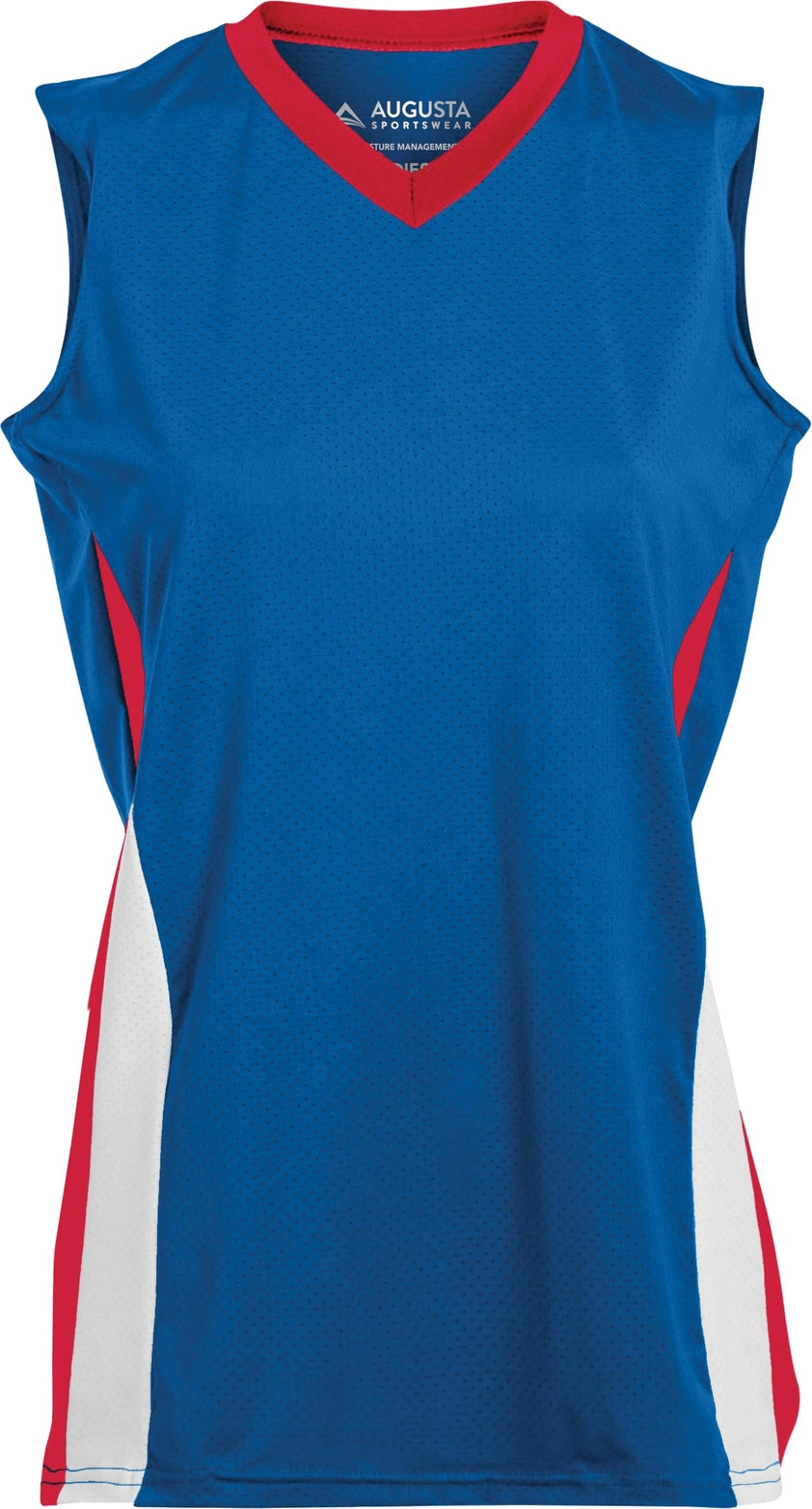 ROYAL/RED/WHITE LADIES TORNADO JERSEY