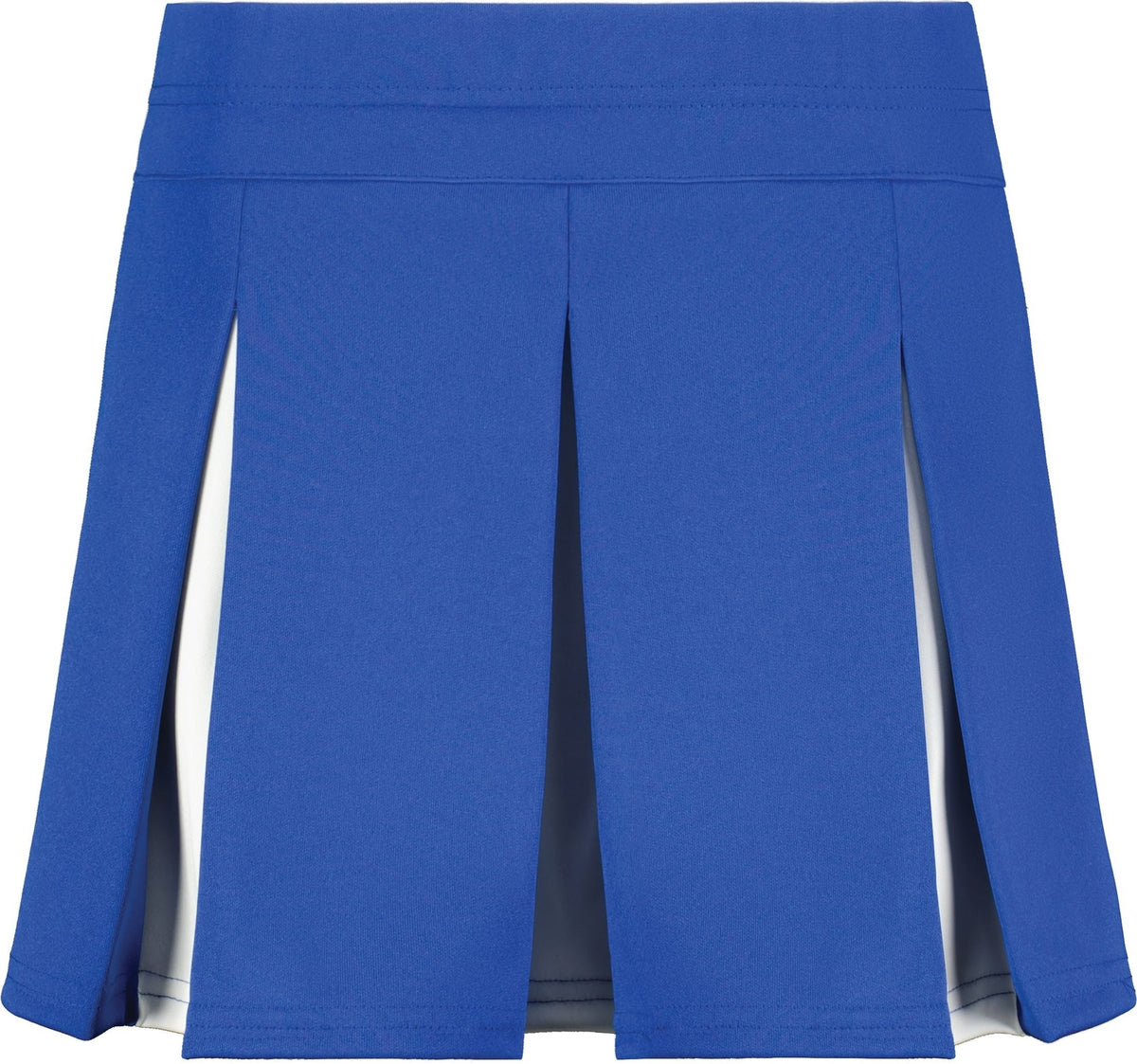 Front View of ROYAL/WHITE LADIES LIBERTY SKIRT