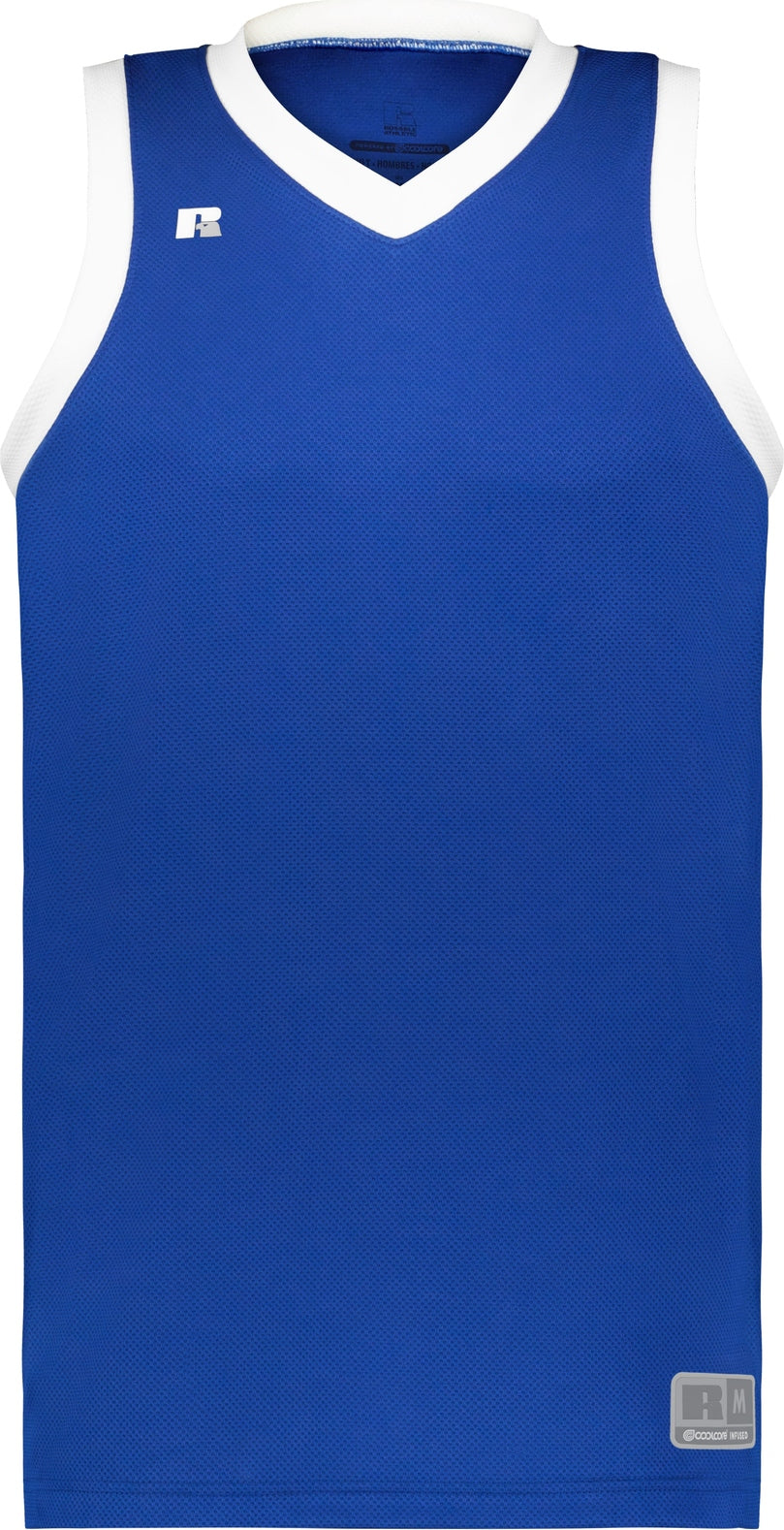 ROYAL/WHITE YTH COOLCORE ELITE JERSEY
