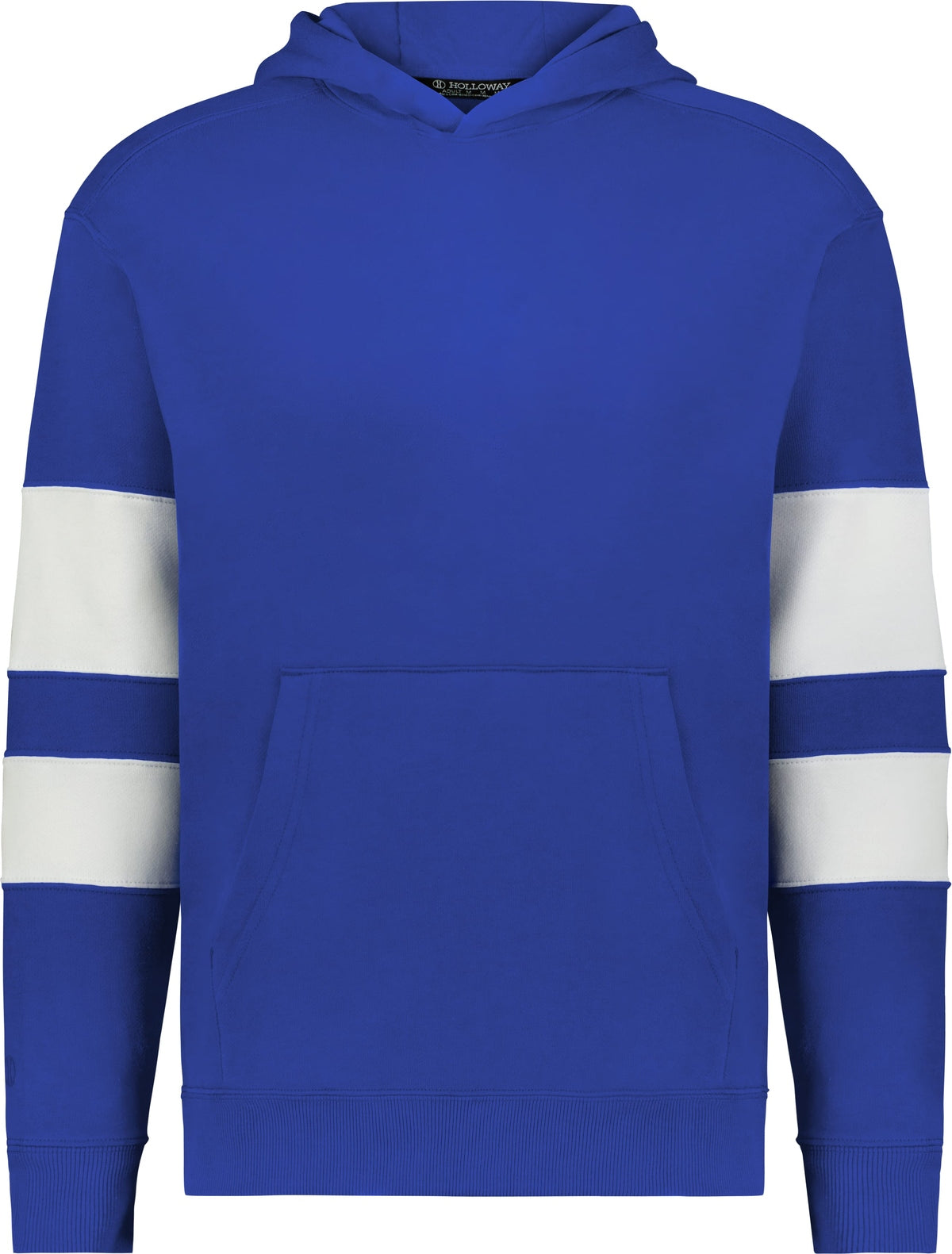 Front View of ROYAL/WHITE YTH JACKSON WAY HOODIE