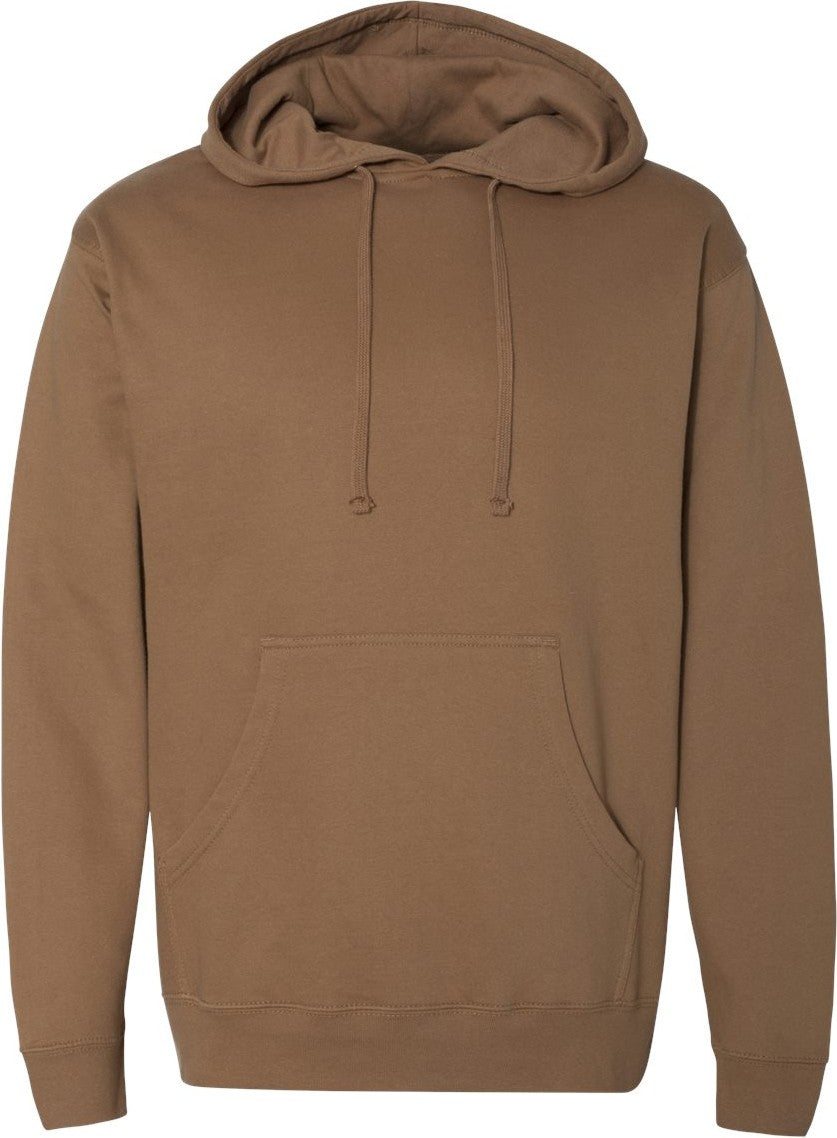 Front View of Saddle Midweight Hooded Sweatshirt - SS4500