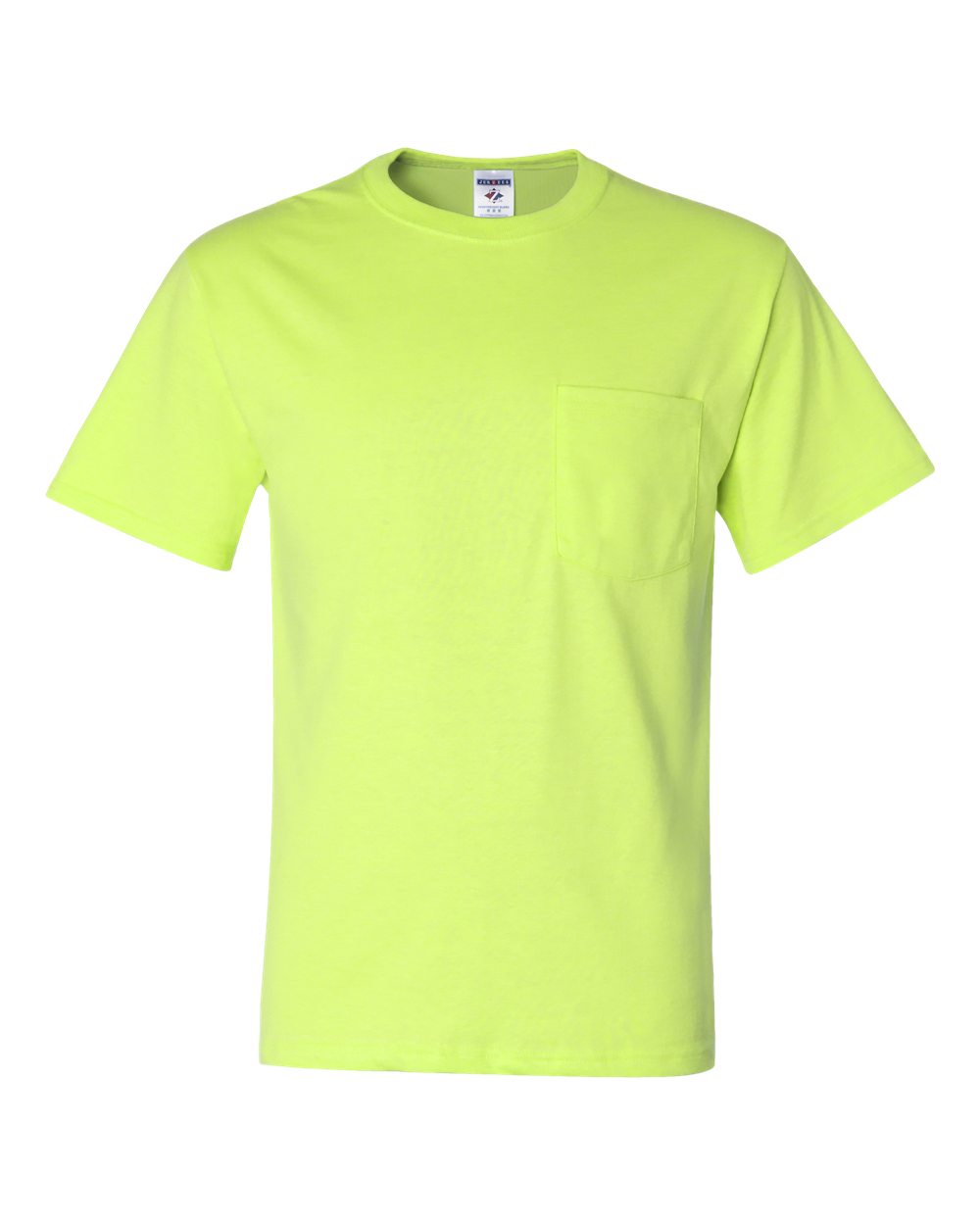 Safety Green Dri-Power® 50/50 Pocket T-Shirt - 29MPR