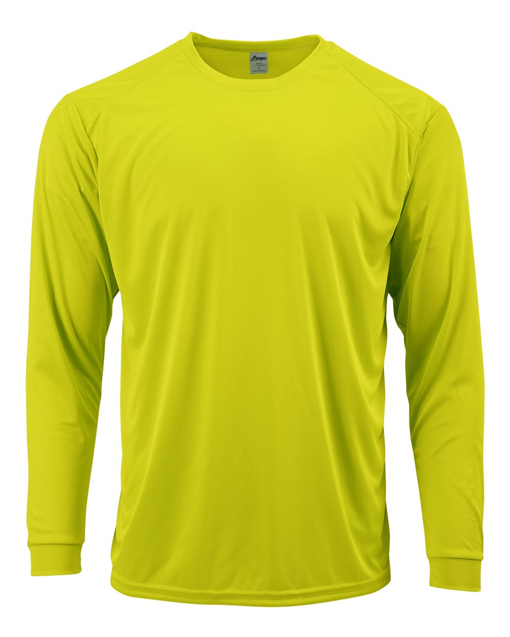 Safety Green Youth Long Islander Performance Long Sleeve T-Shirt - 218Y