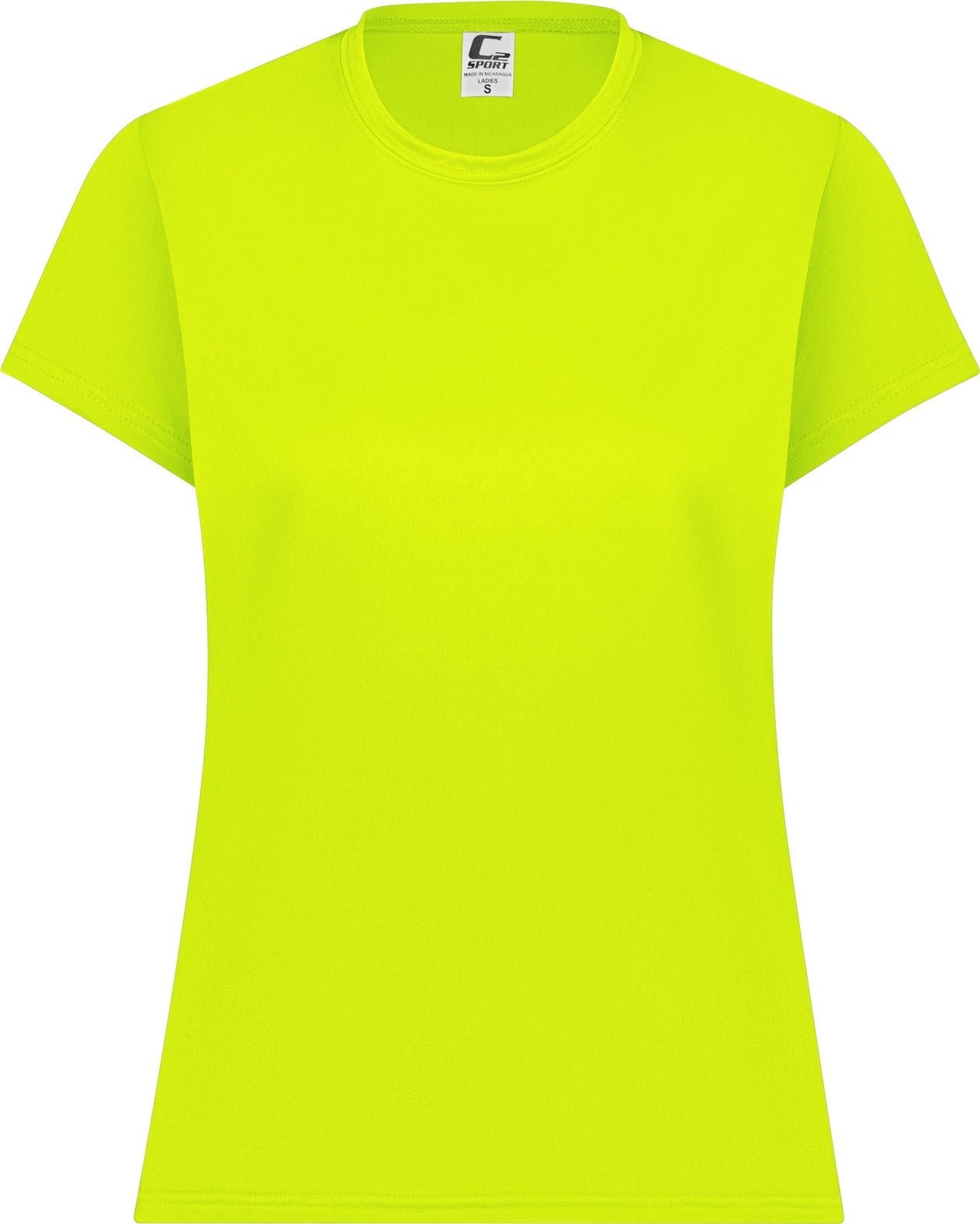 SAFETY YELLOW LADIES C2 TEE