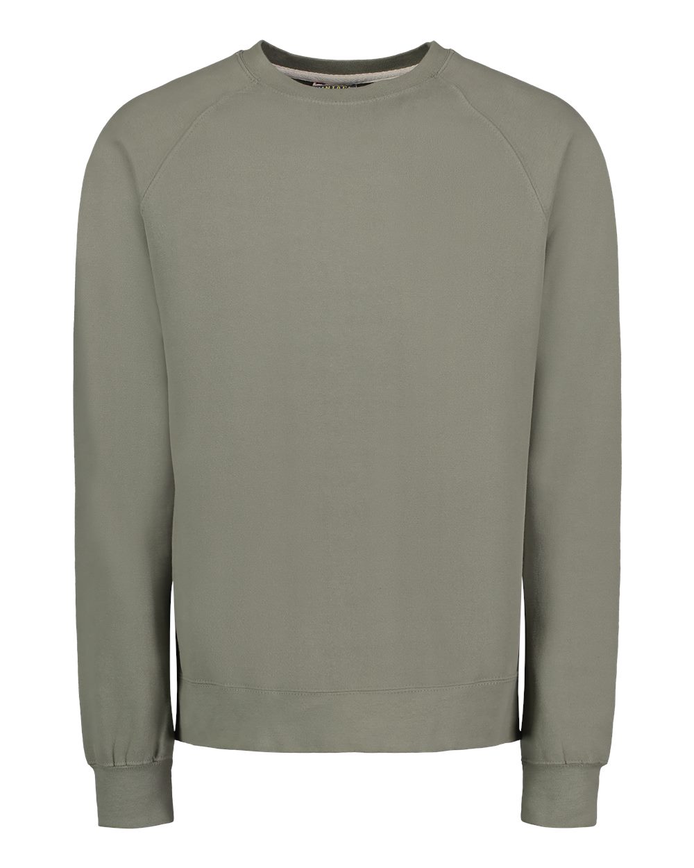 Front View of Sage Vintage Fleece Raglan Crewneck Sweatshirt - 17116