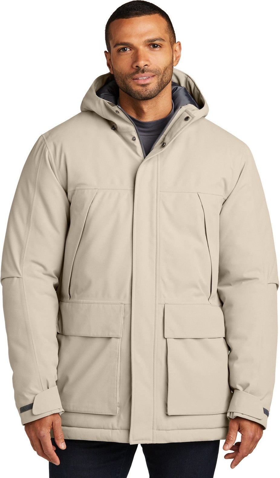 Front View of Sahara Port Authority Latitude Waterproof Heavyweight Parka J363