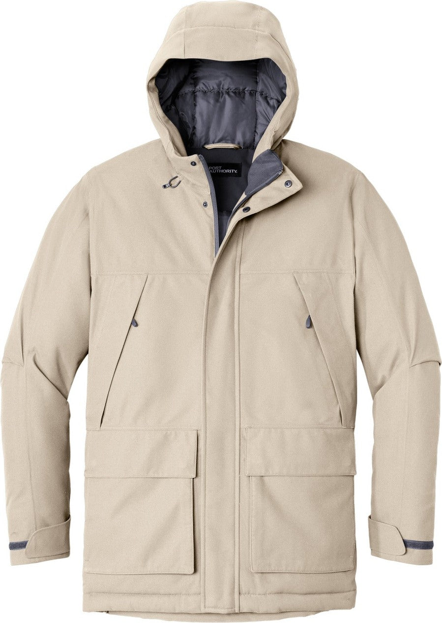 Front View of Sahara Port Authority Latitude Waterproof Heavyweight Parka J363