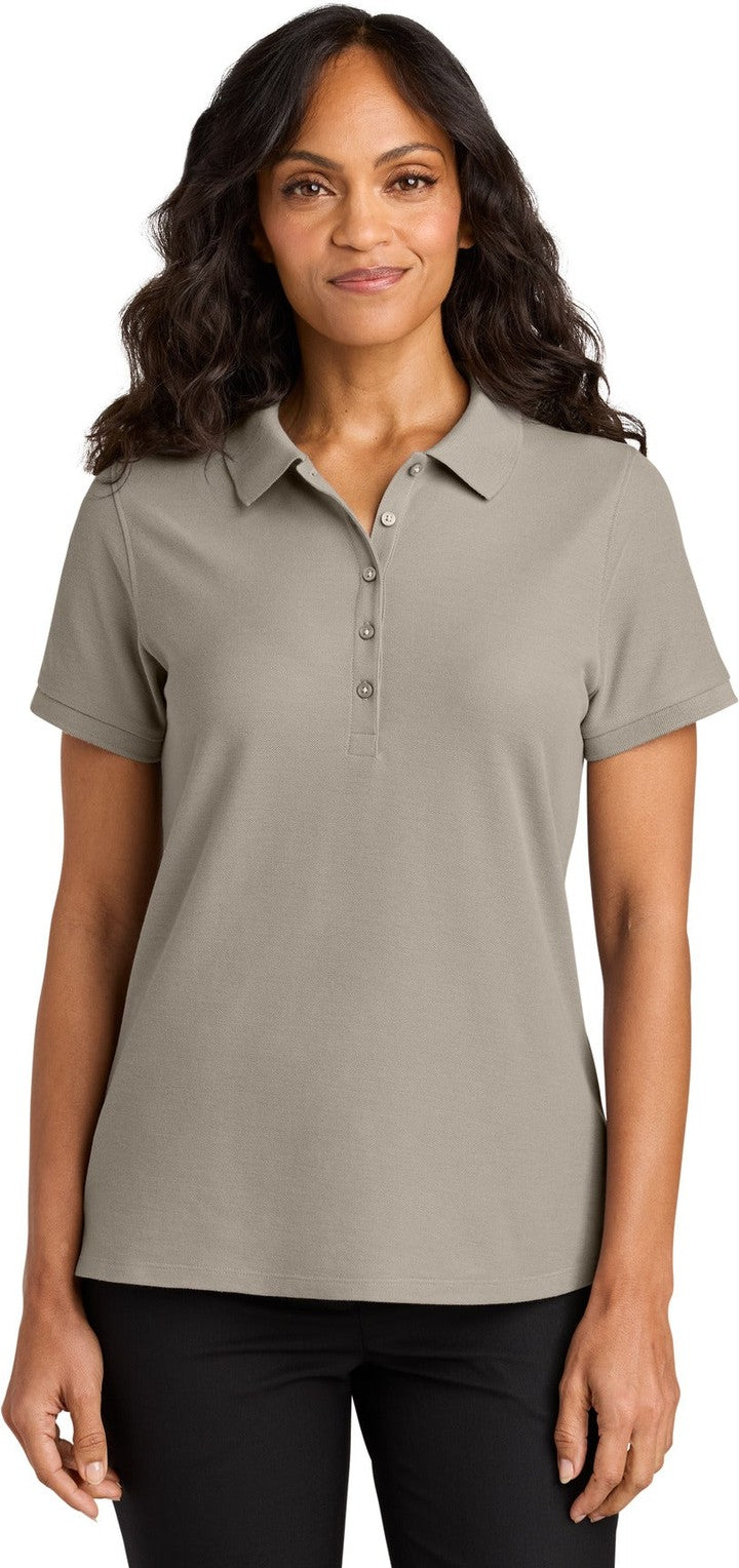 Front View of Sahara Port Authority Women's Wearever Signature Pique Polo LK200
