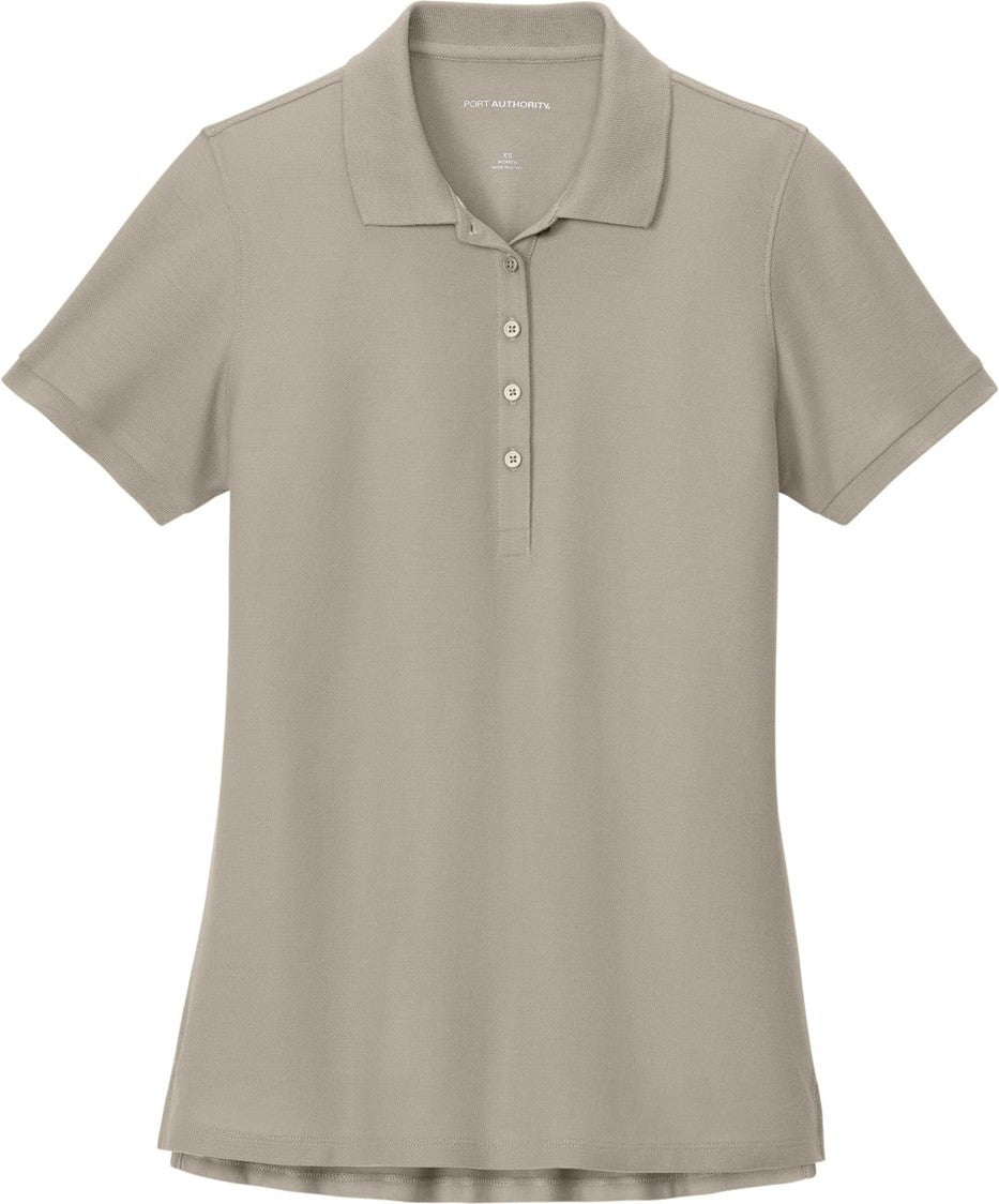 Front View of Sahara Port Authority Women's Wearever Signature Pique Polo LK200