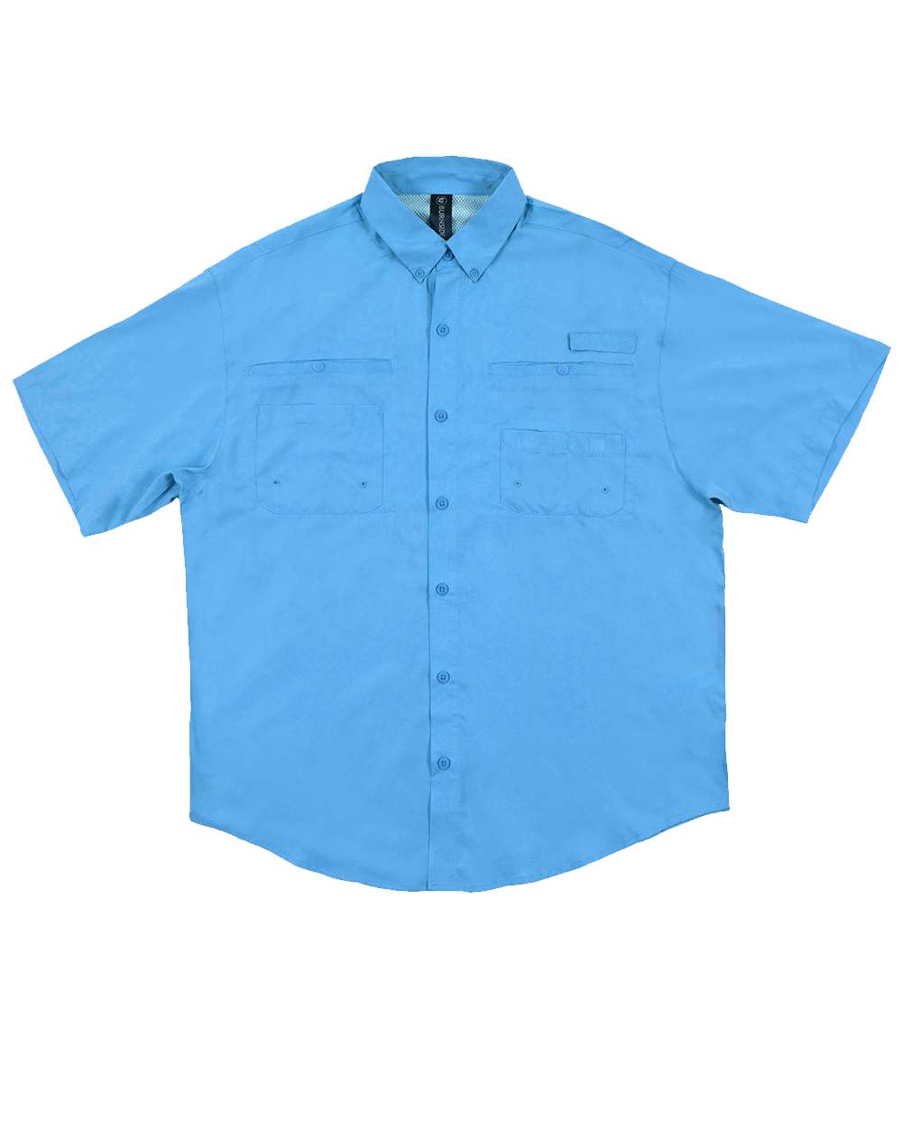 Front View of Sail Baja Short Sleeve Fishing Shirt - 2297