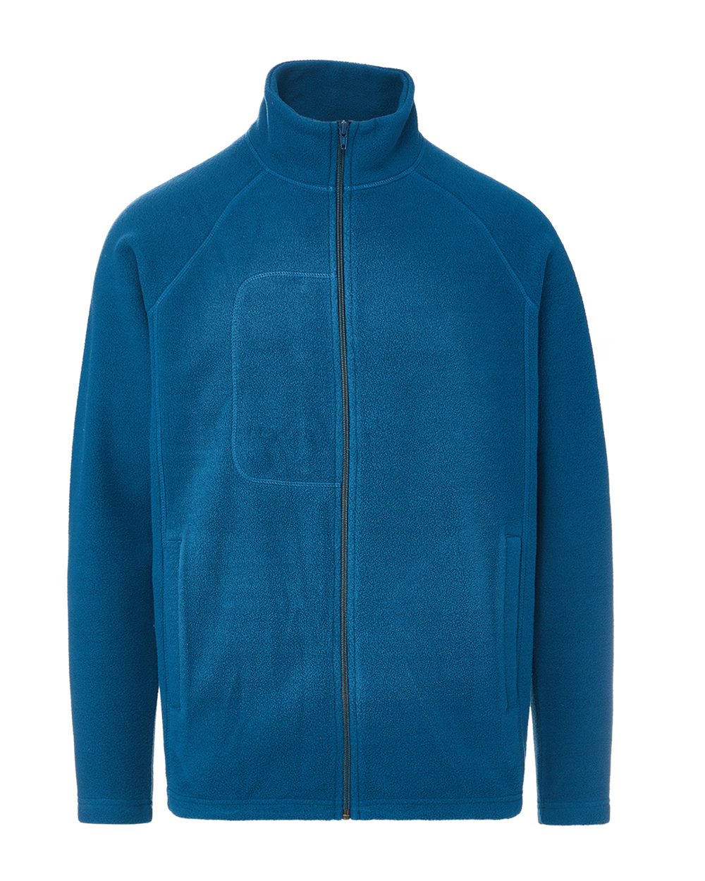 Front View of Sailor Blue Whisper Fleece™ Full-Zip Jacket - 24138 plain