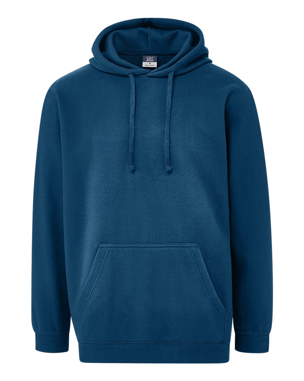 Front View of Sailor Blue Whisper Fleece™ Hooded Sweatshirt - 24701