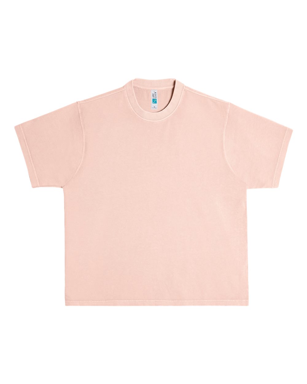Front View of Salmon Urban Heavyweight T-Shirt - LS16005