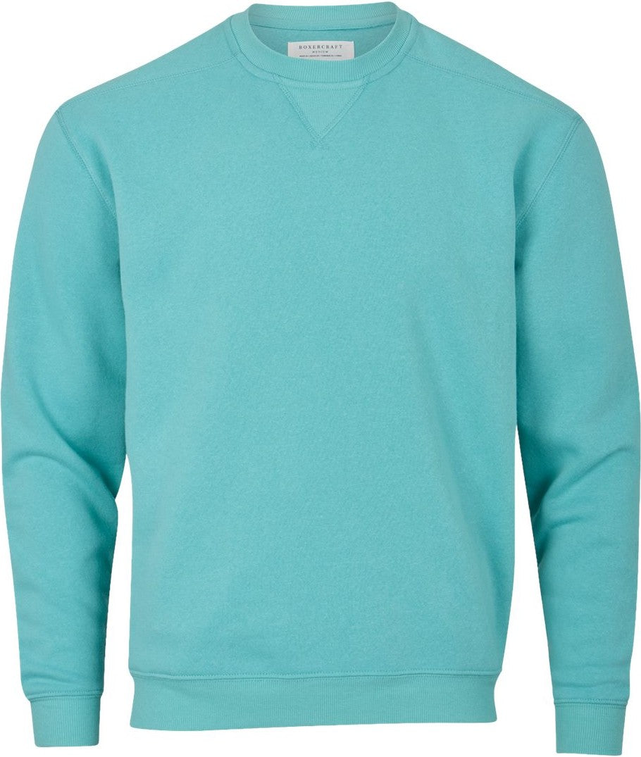 Front View of Saltwater Fleece Crew Pullover - BM5101