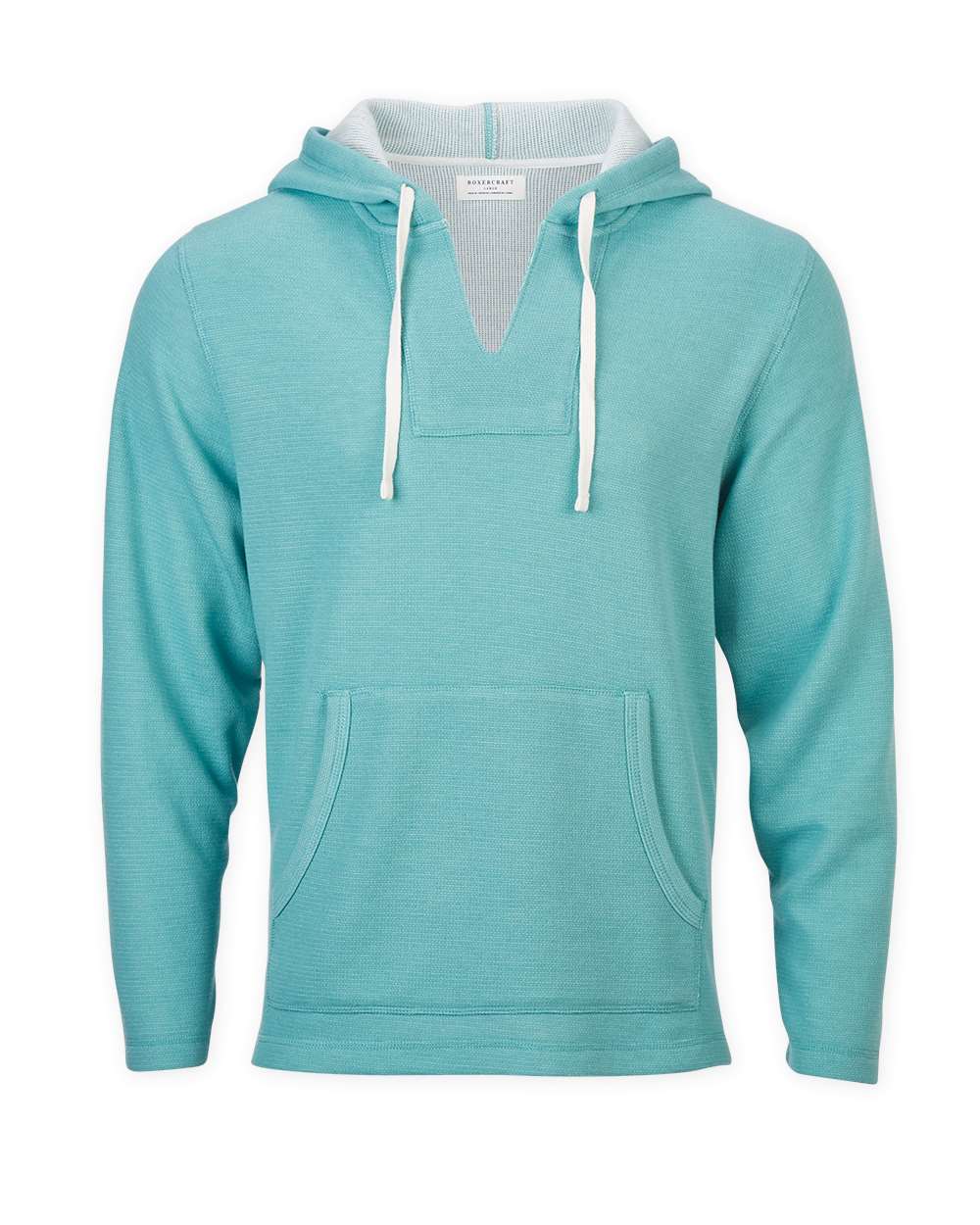 Front View of Saltwater Heather Baja Pullover - BM5301