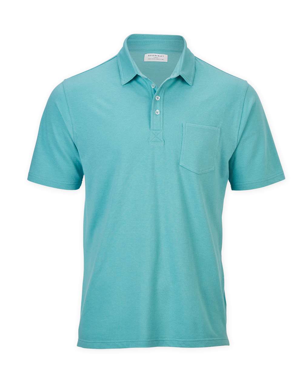 Front View of Saltwater Pique Polo - BM2301