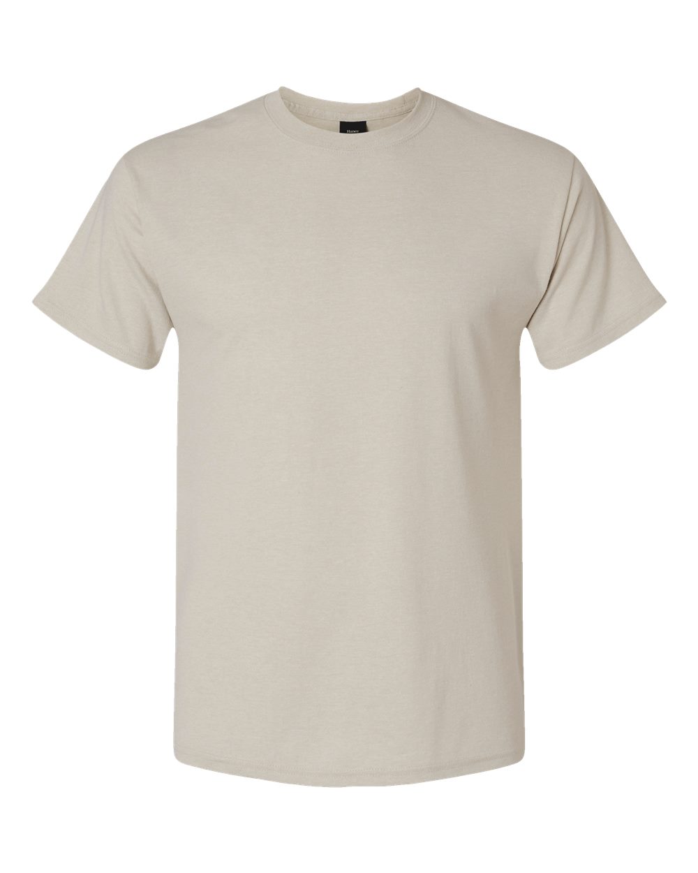 Front View of Sand Heather Perfect-T Triblend T-Shirt - 42TB